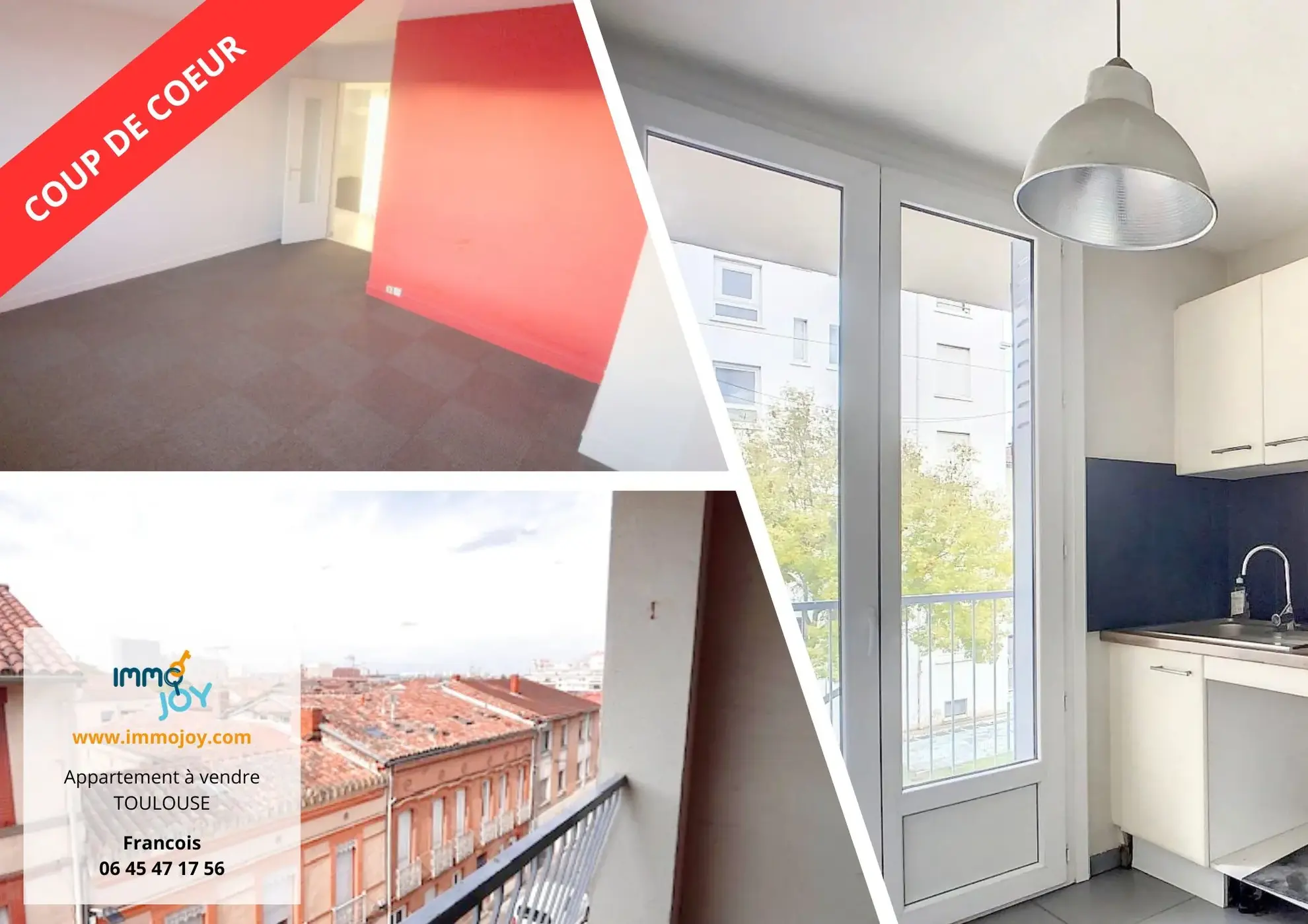 Appartement T3 lumineux à Toulouse proche Médiathèque avec garage