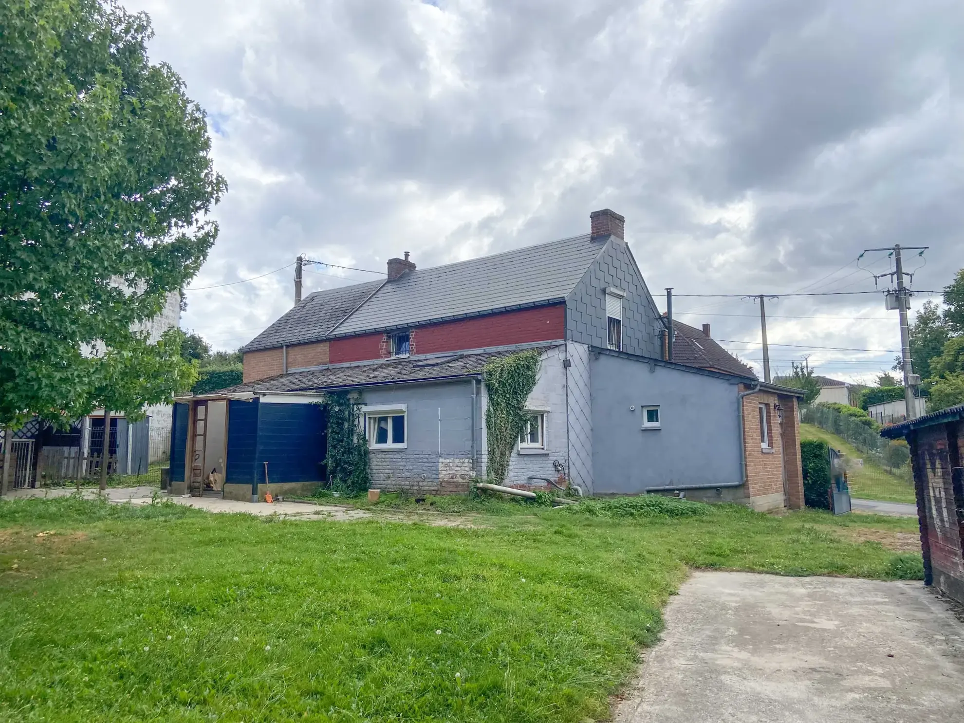 Maison individuelle en brique avec jardin sans vis-à-vis à Cousolre 