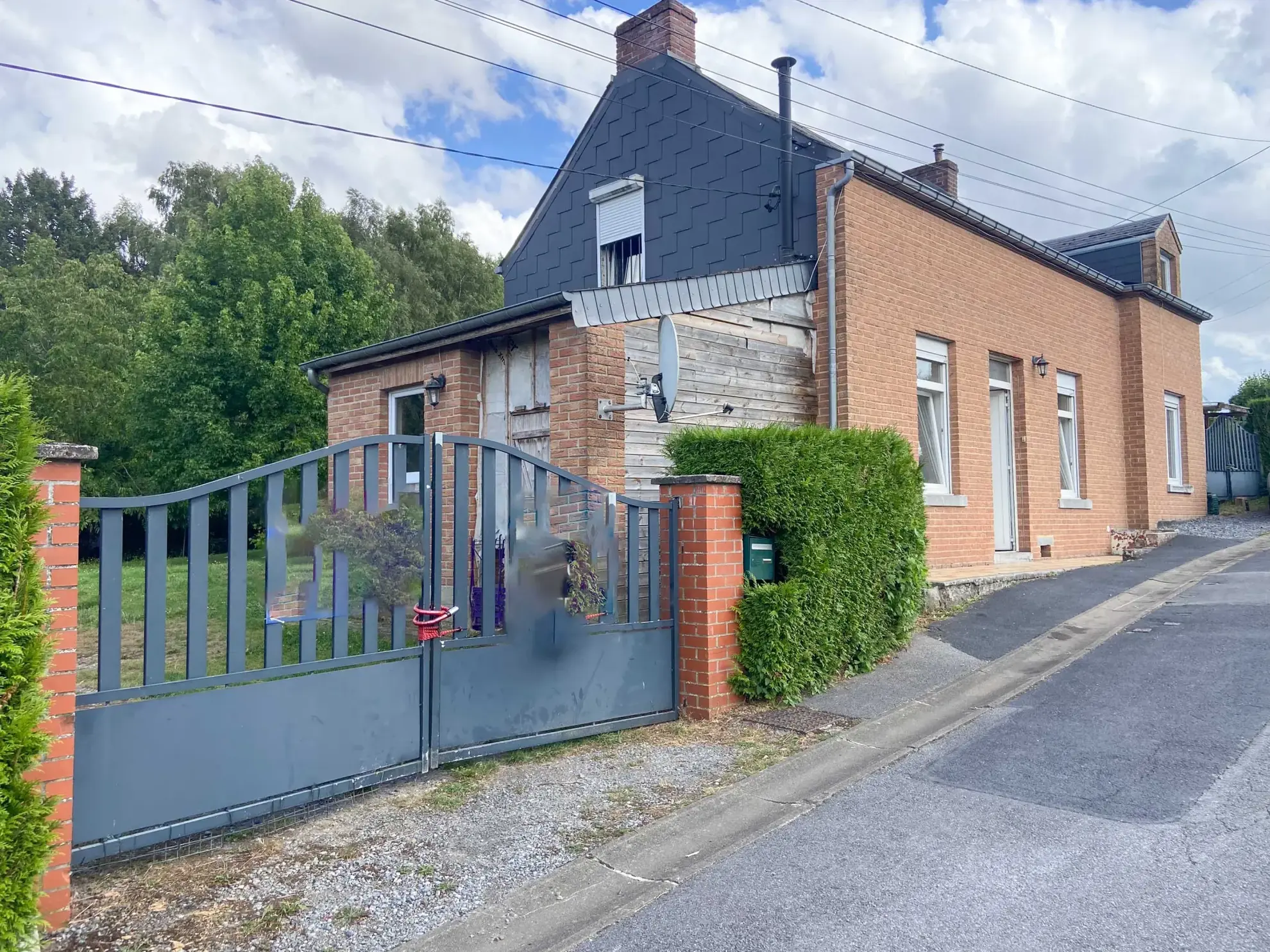 Maison individuelle en brique avec jardin sans vis-à-vis à Cousolre 