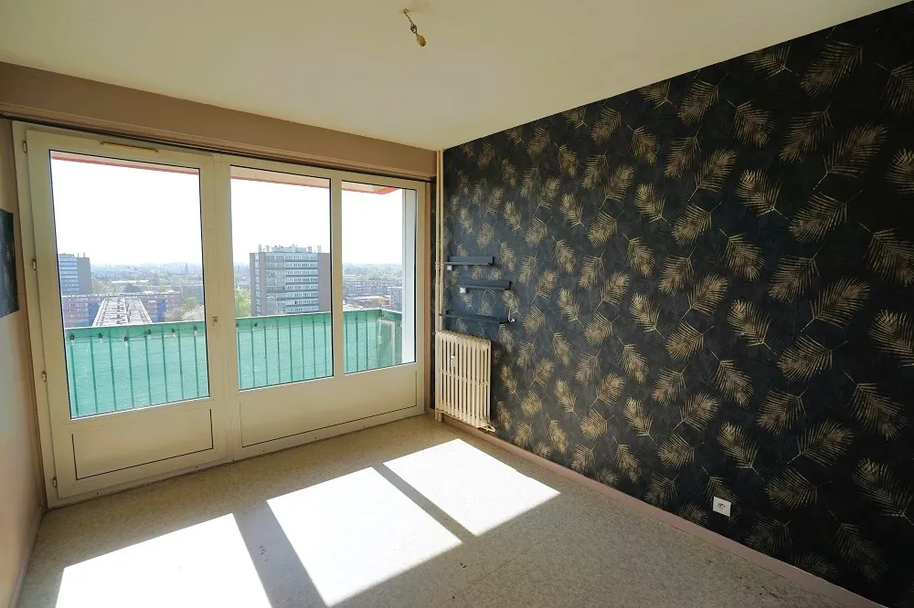 Bel appartement T3 avec balcon à Hem, 65 m², dernier étage 