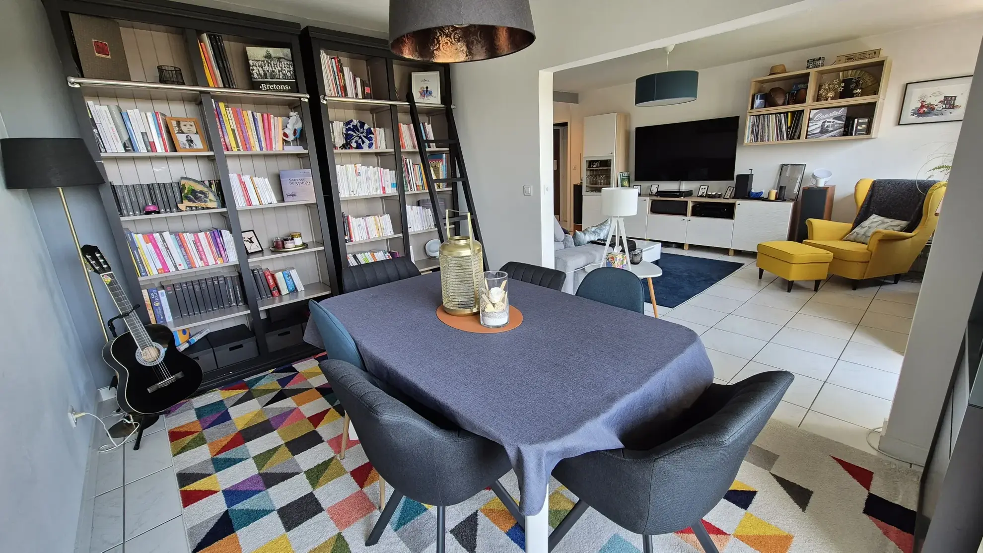 Appartement T4 rénové à Beauzelle, dernier étage avec balcon et cave 