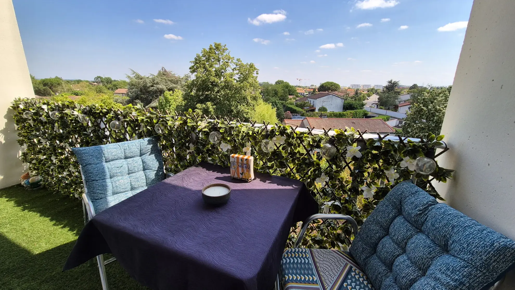 Appartement T4 rénové à Beauzelle, dernier étage avec balcon et cave 