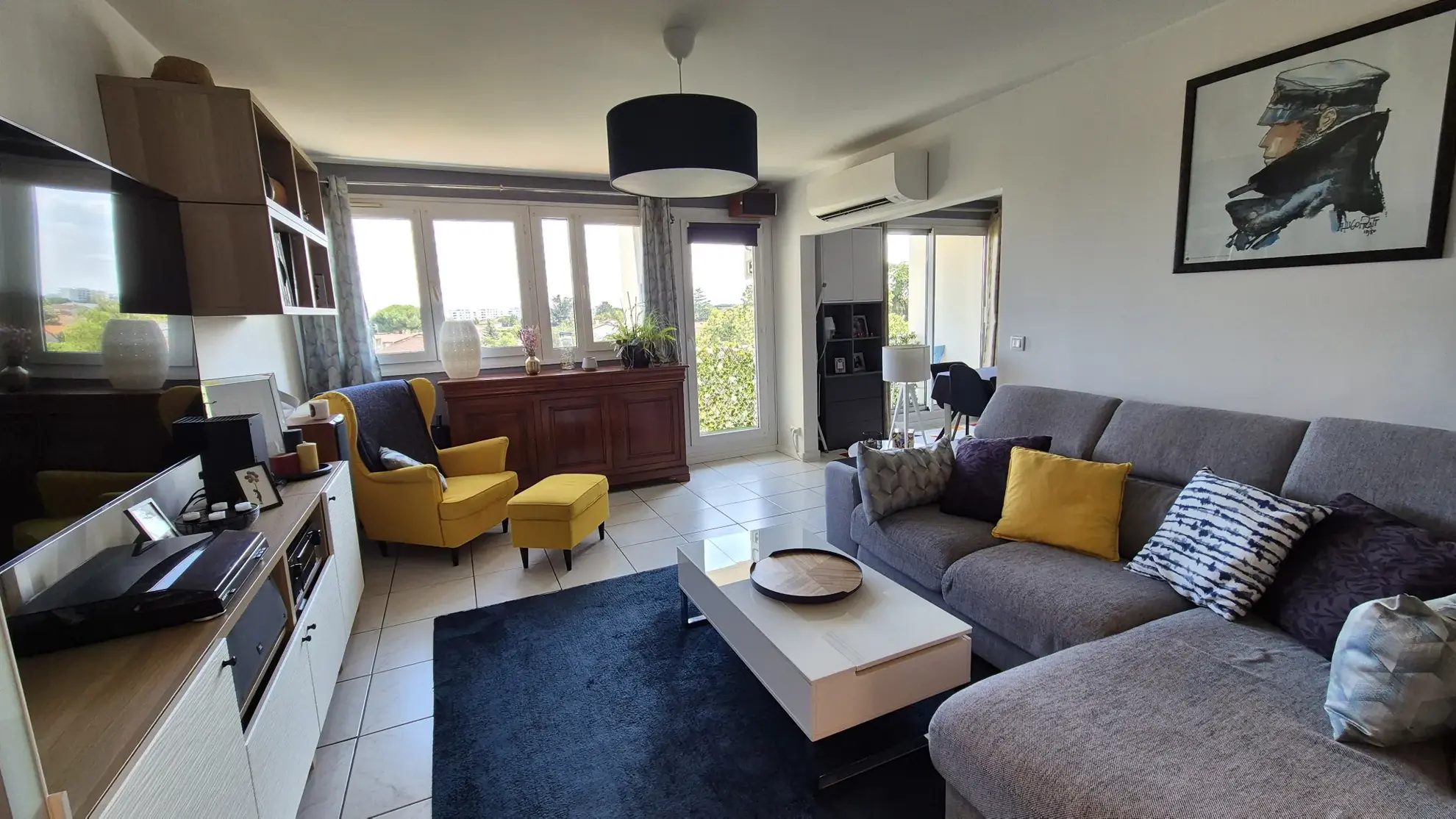 Appartement T4 rénové à Beauzelle, dernier étage avec balcon et cave 