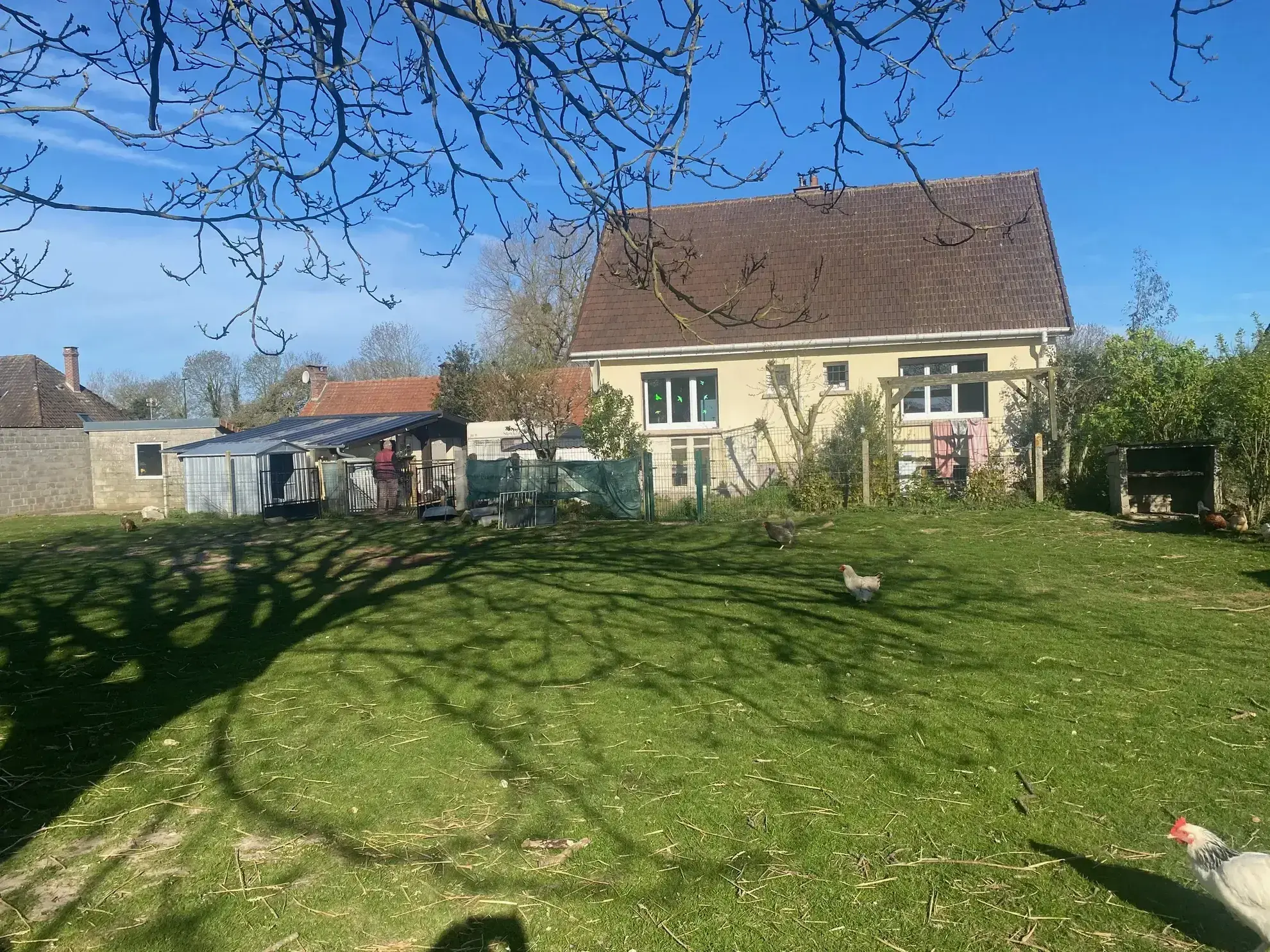 Maison sur sous-sol avec jardin à Tocqueville-sur-Eu 