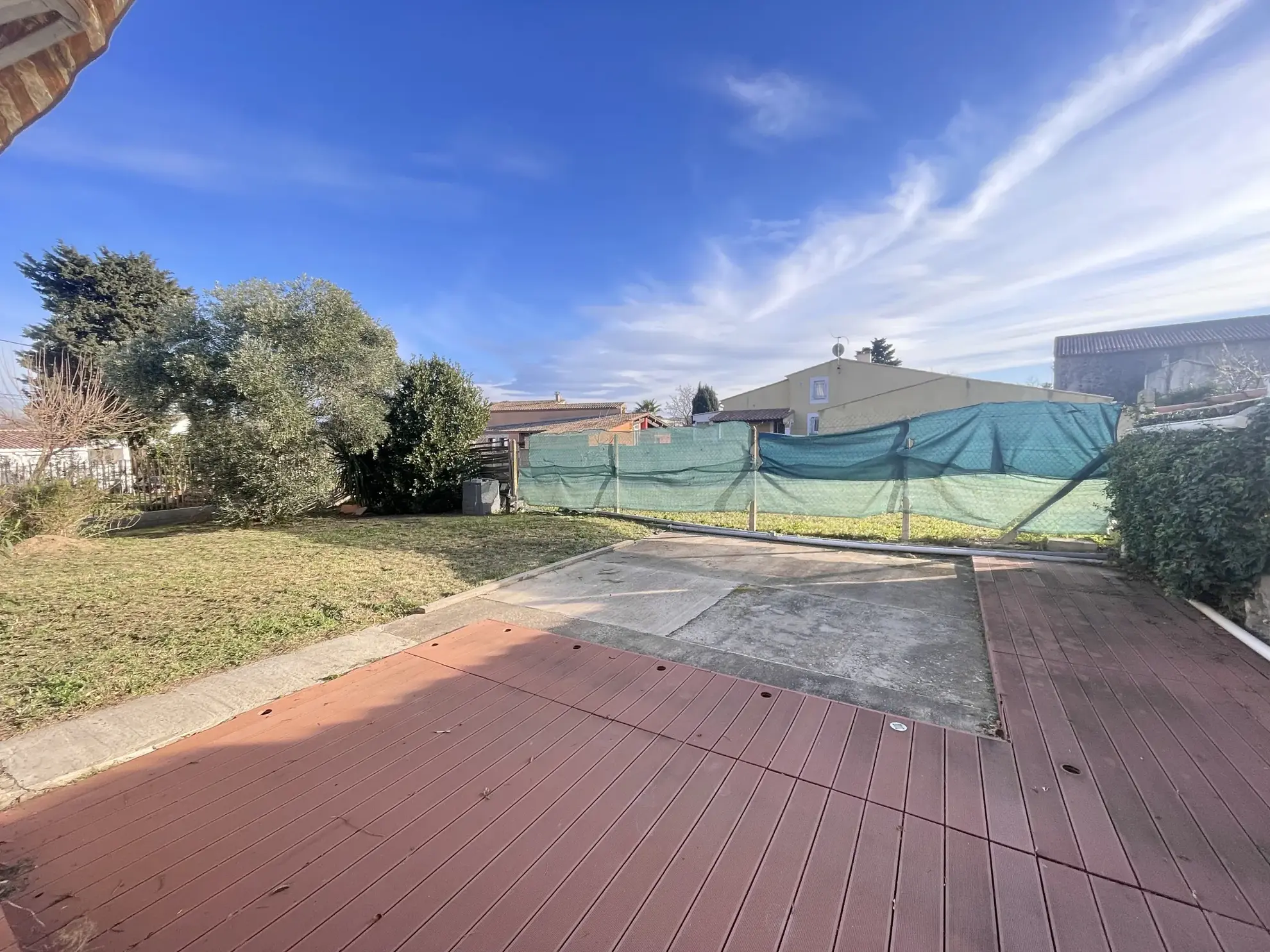 Maison 100 m² à Bessan avec jardin exposé sud et grand garage 