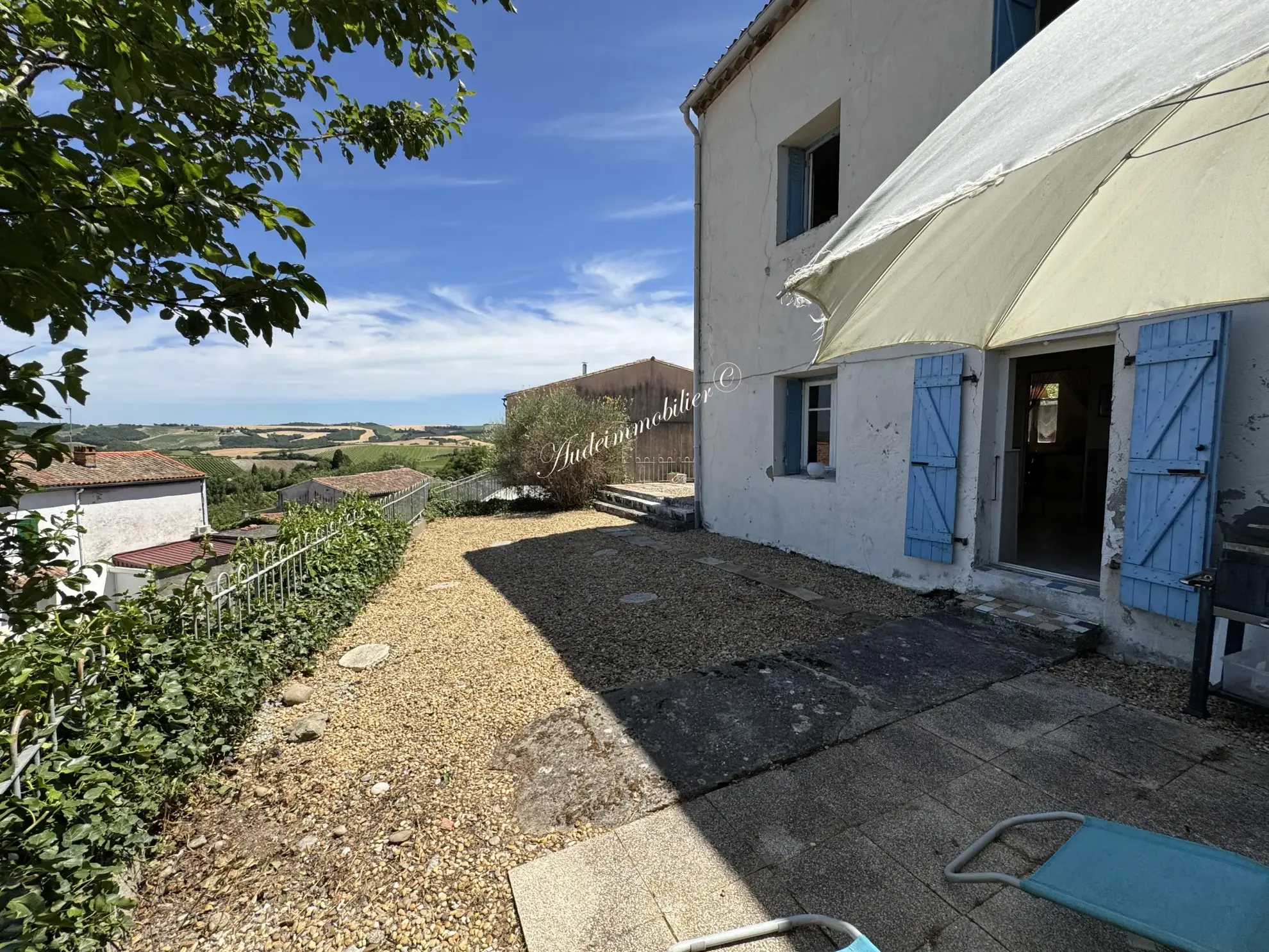 Maison de village avec jardin à Bellegarde du Razès - 82 m² 