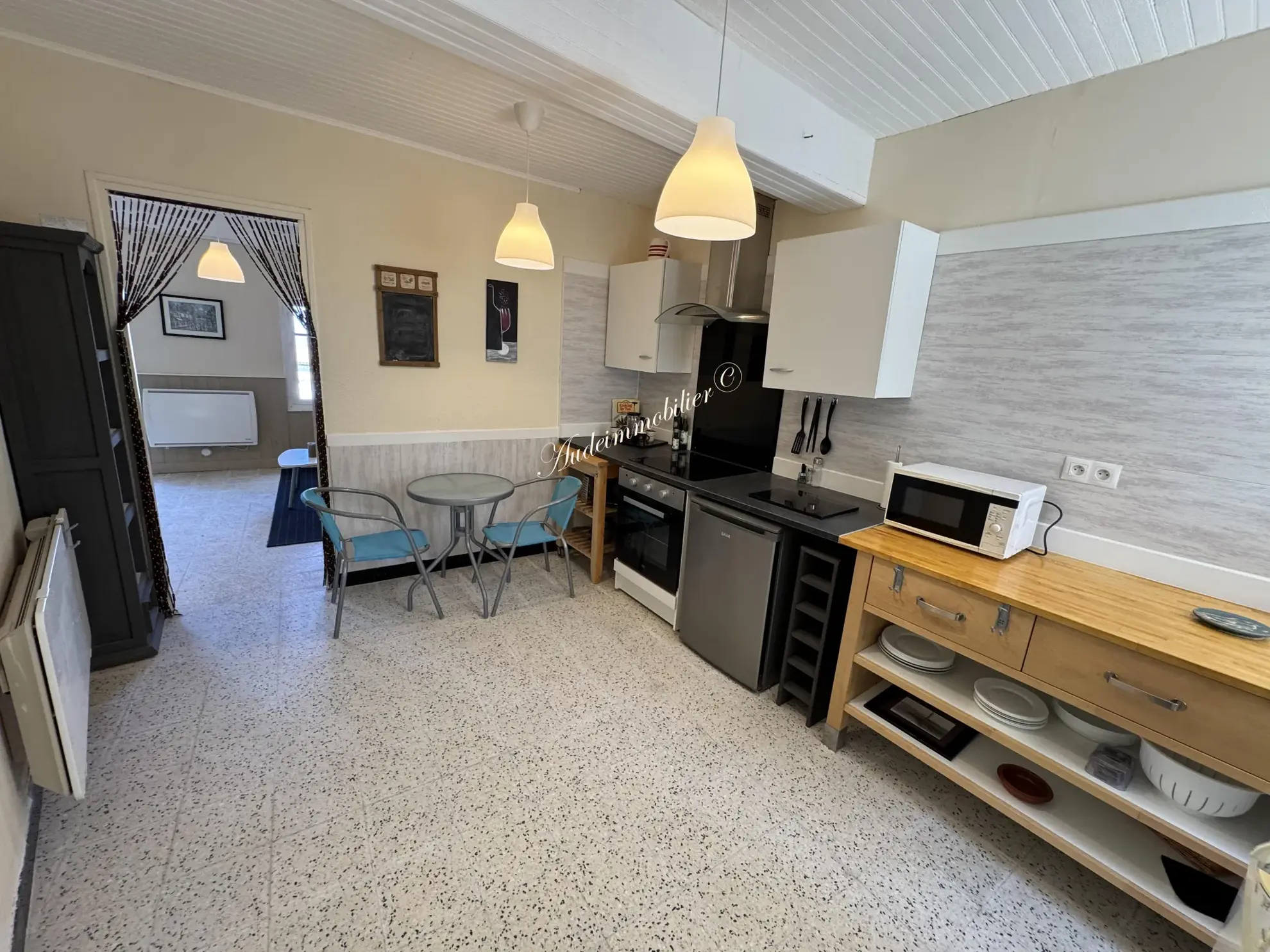 Maison de village avec jardin à Bellegarde du Razès - 82 m² 