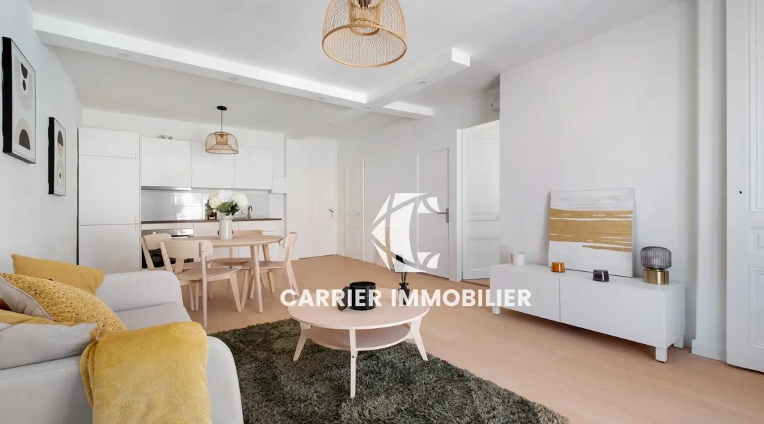 Appartement à rénover de 51,75 m² à Lyon Ainay avec cave et potentiel 