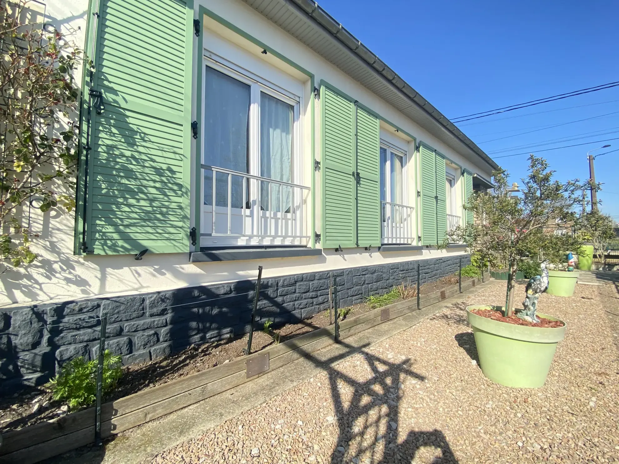 A vendre maison 3 chambres à Abbeville, terrain de 458m² 