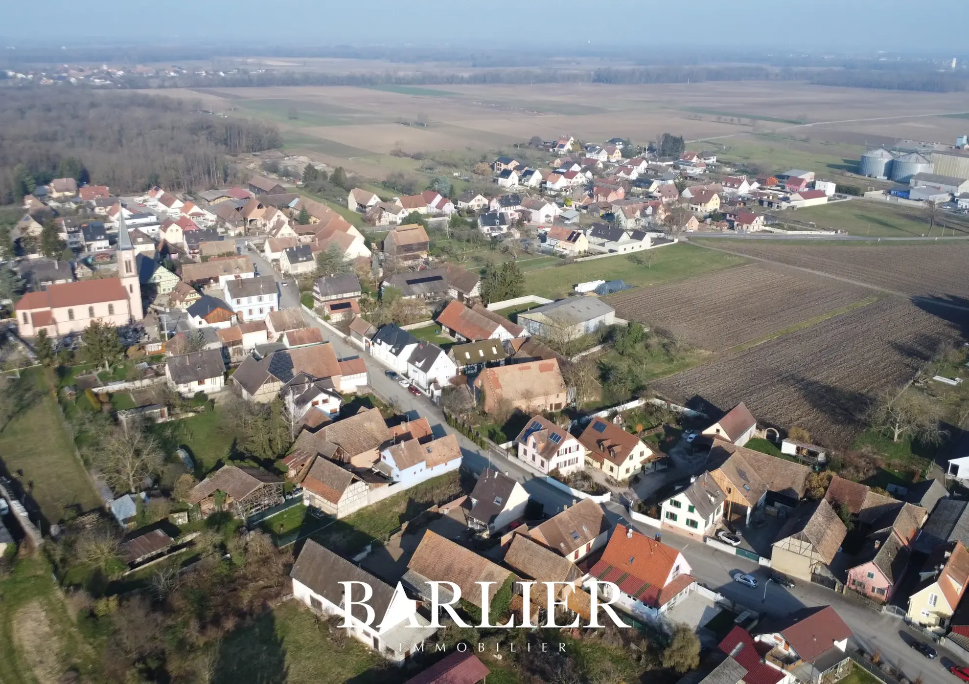 Beau terrain viabilisé à bâtir à Richtolsheim, calme et proche des commodités 