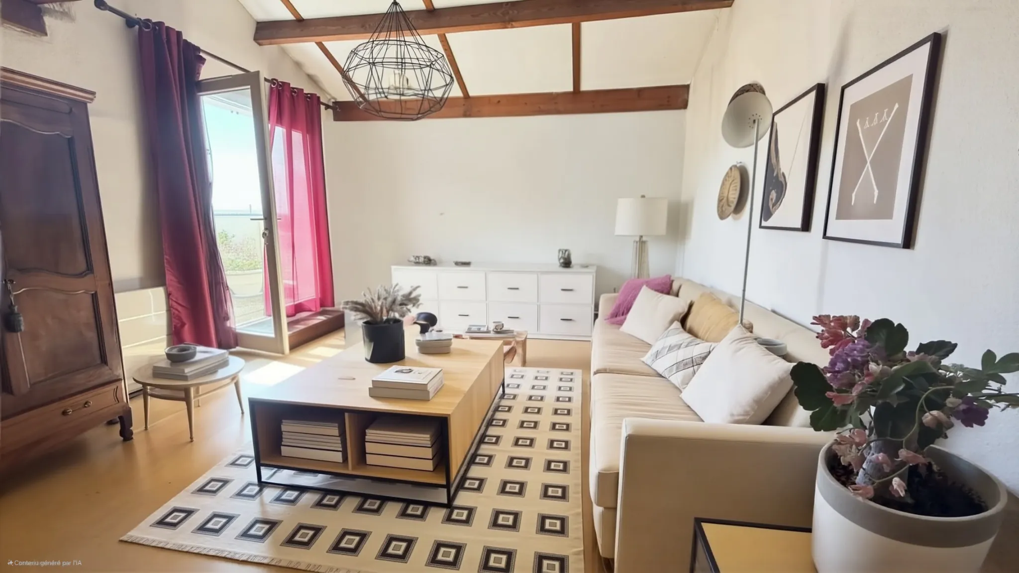 Appartement duplex de 60,96 m² avec 2 terrasses, garage et parking à Martigues Ferrières 
