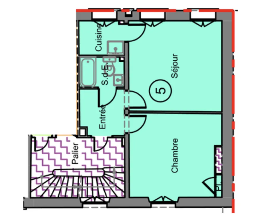 Appartement 2 pièces à vendre à Saint-Maur-des-Fosses, proche RER, rénovation à prévoir 