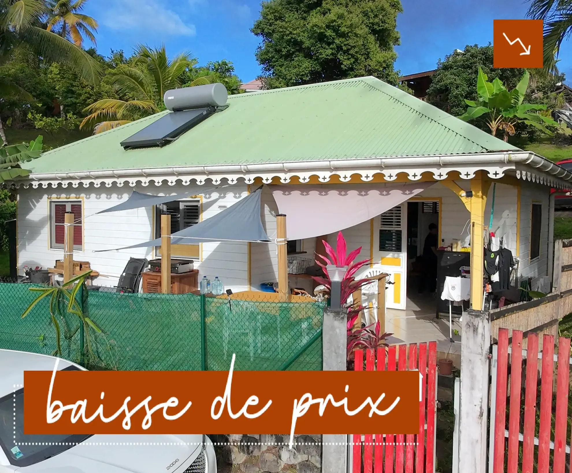 Maison F3 en bois à Ducos avec jardin, calme, disponible en 2025