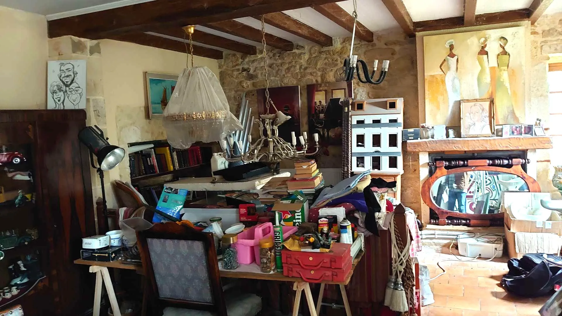 Belle maison de maître avec grange sur 5 hectares en Quercy à Soturac 