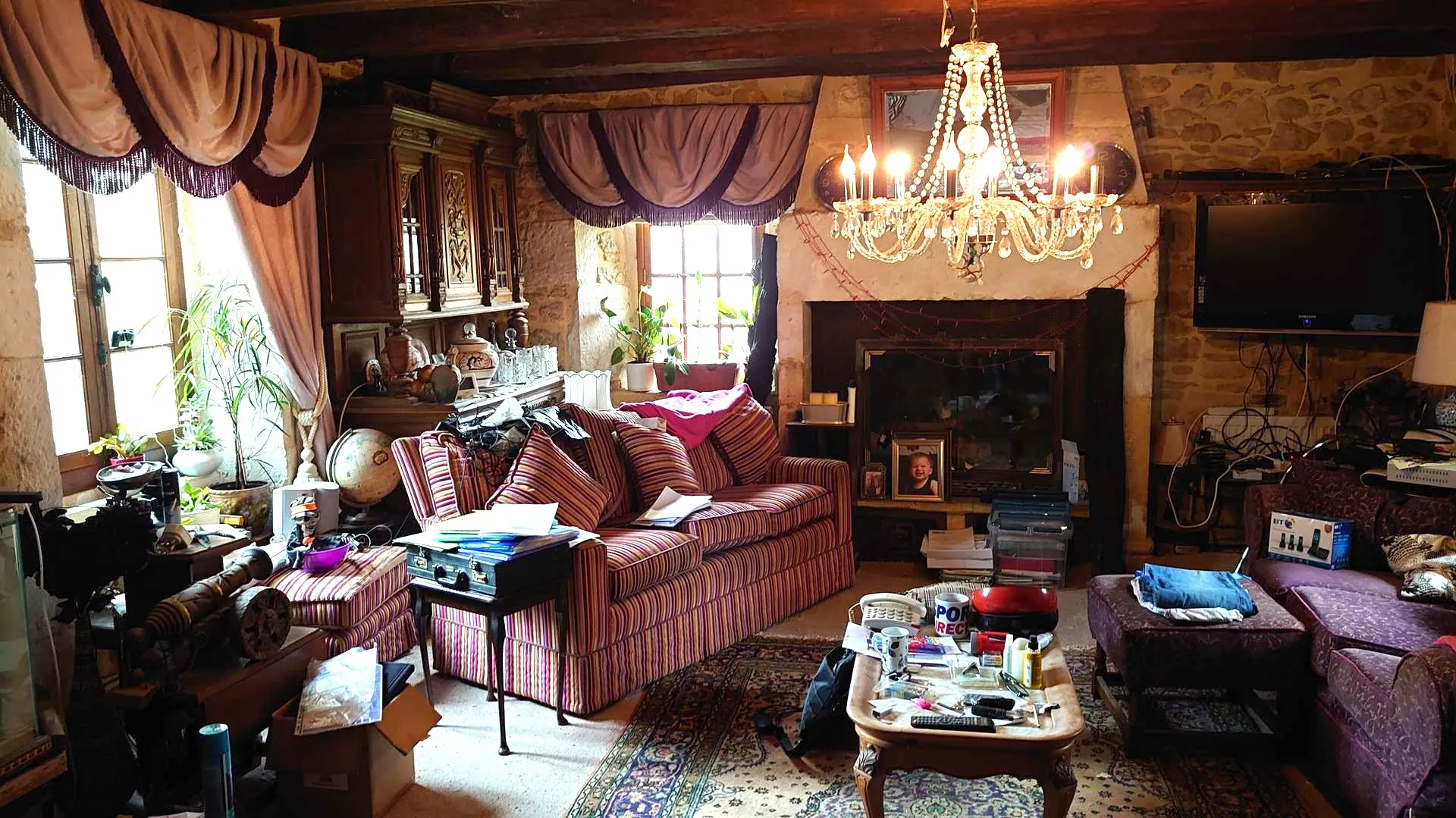 Belle maison de maître avec grange sur 5 hectares en Quercy à Soturac 