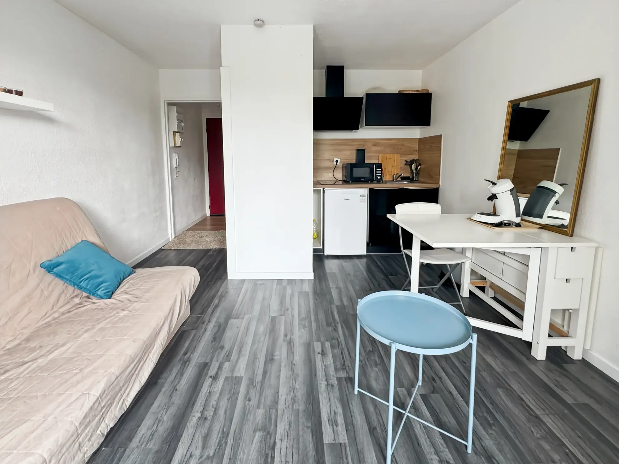 Appartement T1 à Gujan-Mestras avec terrasse et vue bassin d'Arcachon 