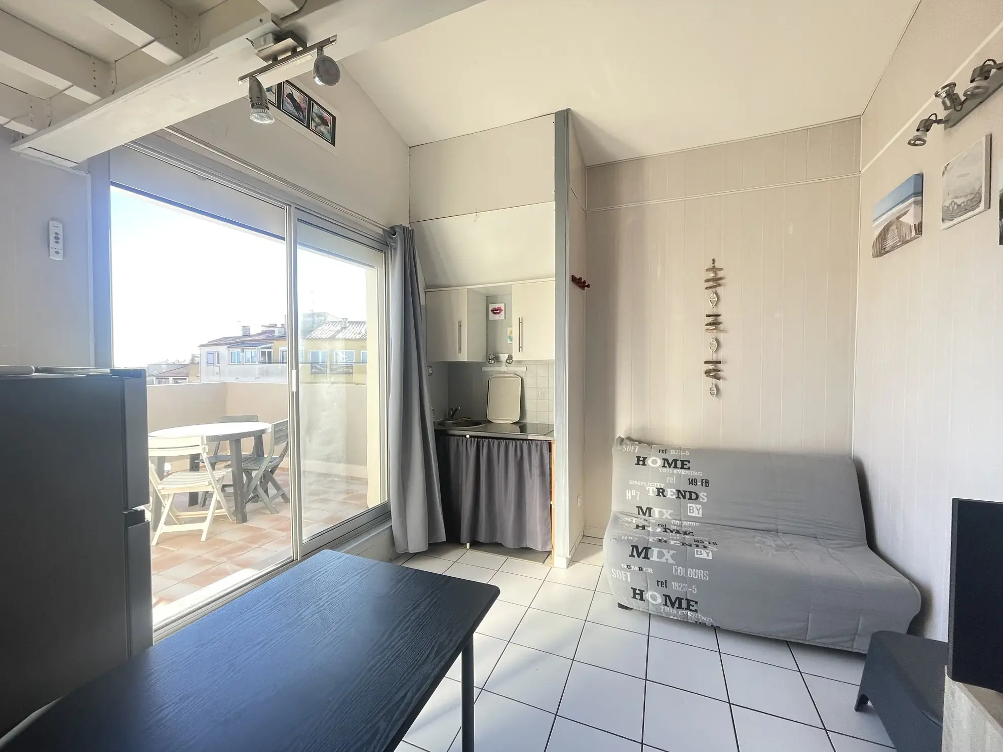 Appartement studio avec mezzanine et grande terrasse au Le Môle - Le Cap d'Agde 