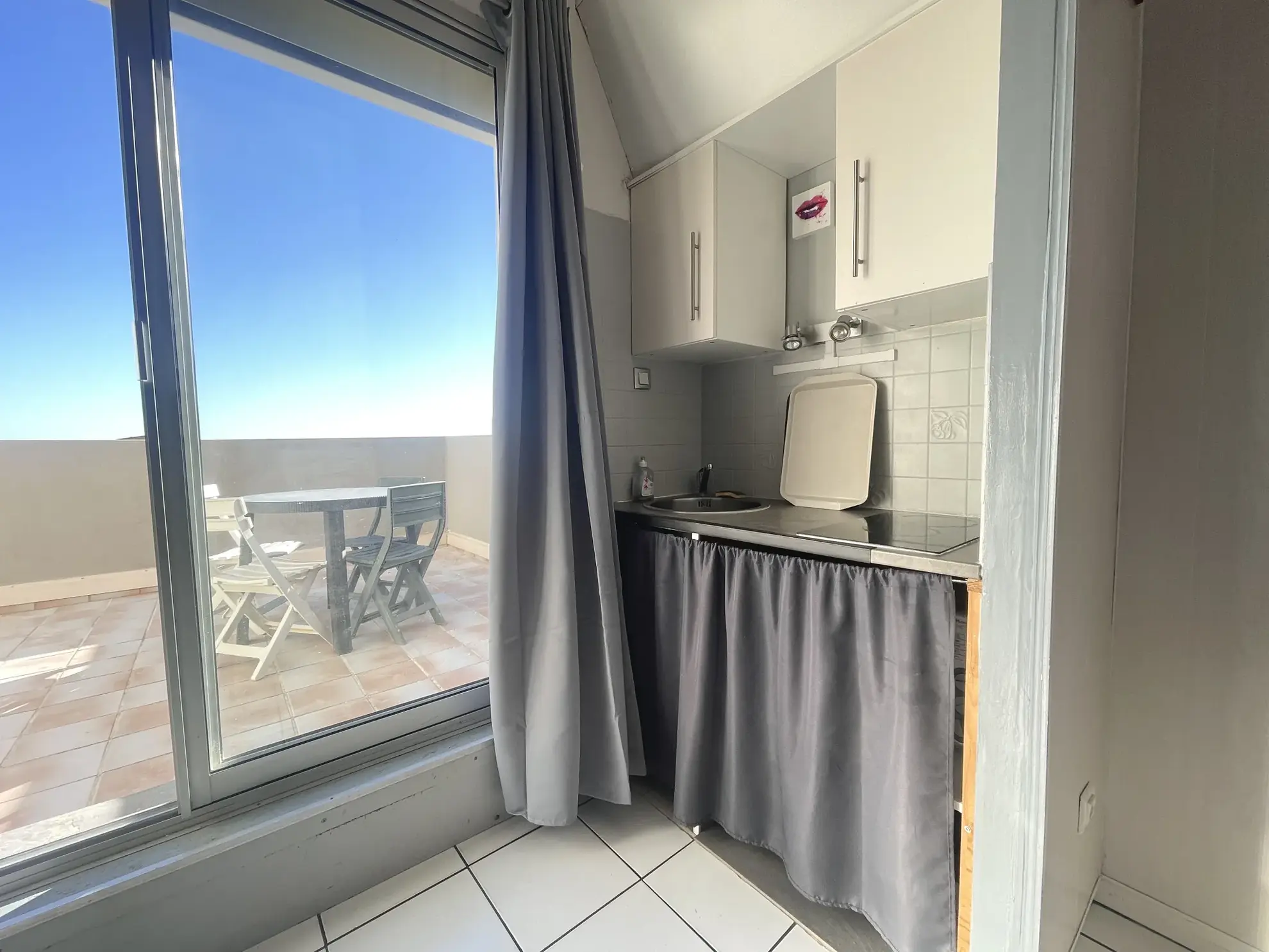 Appartement studio avec mezzanine et grande terrasse au Le Môle - Le Cap d'Agde 