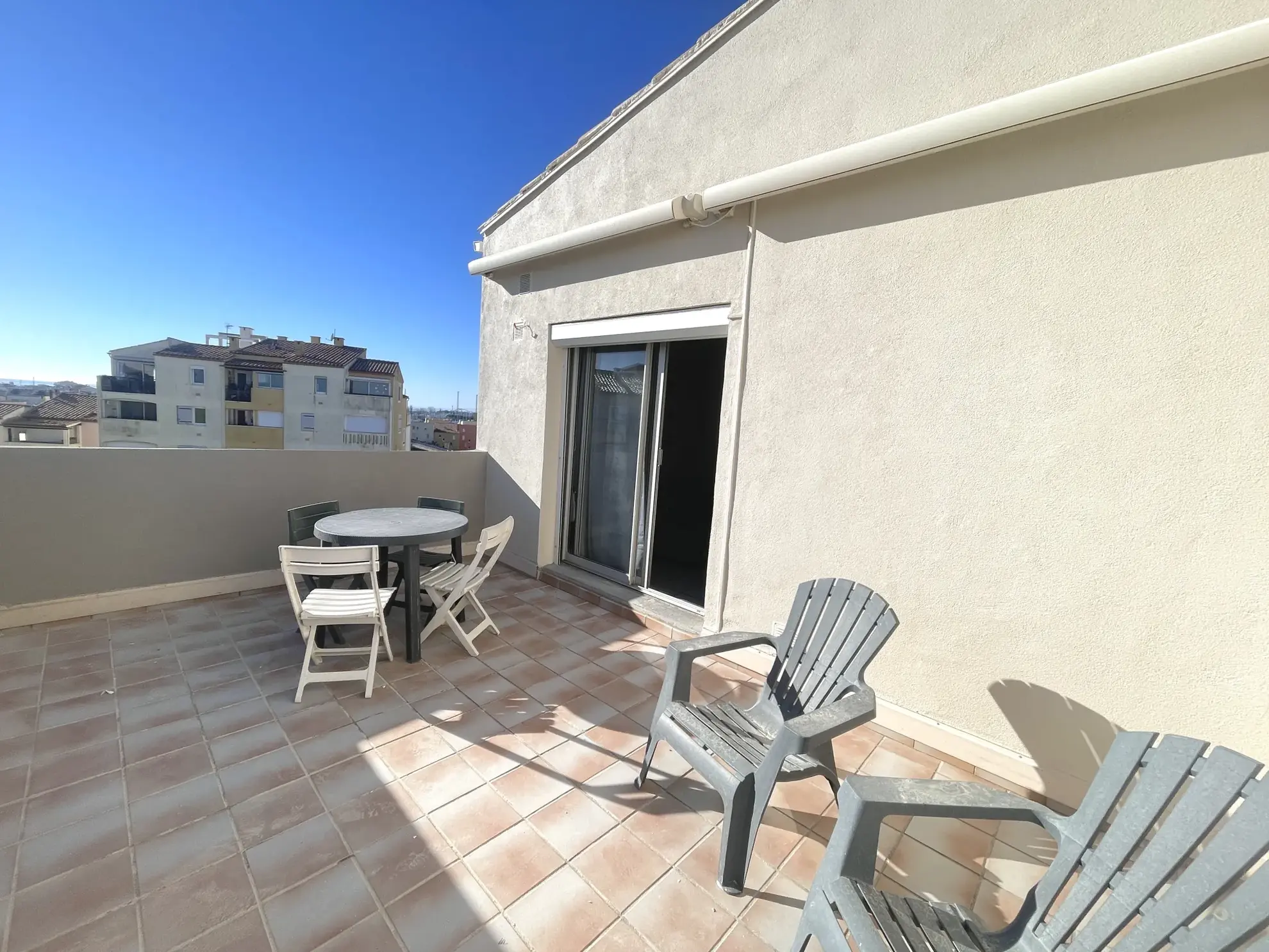 Appartement studio avec mezzanine et grande terrasse au Le Môle - Le Cap d'Agde 