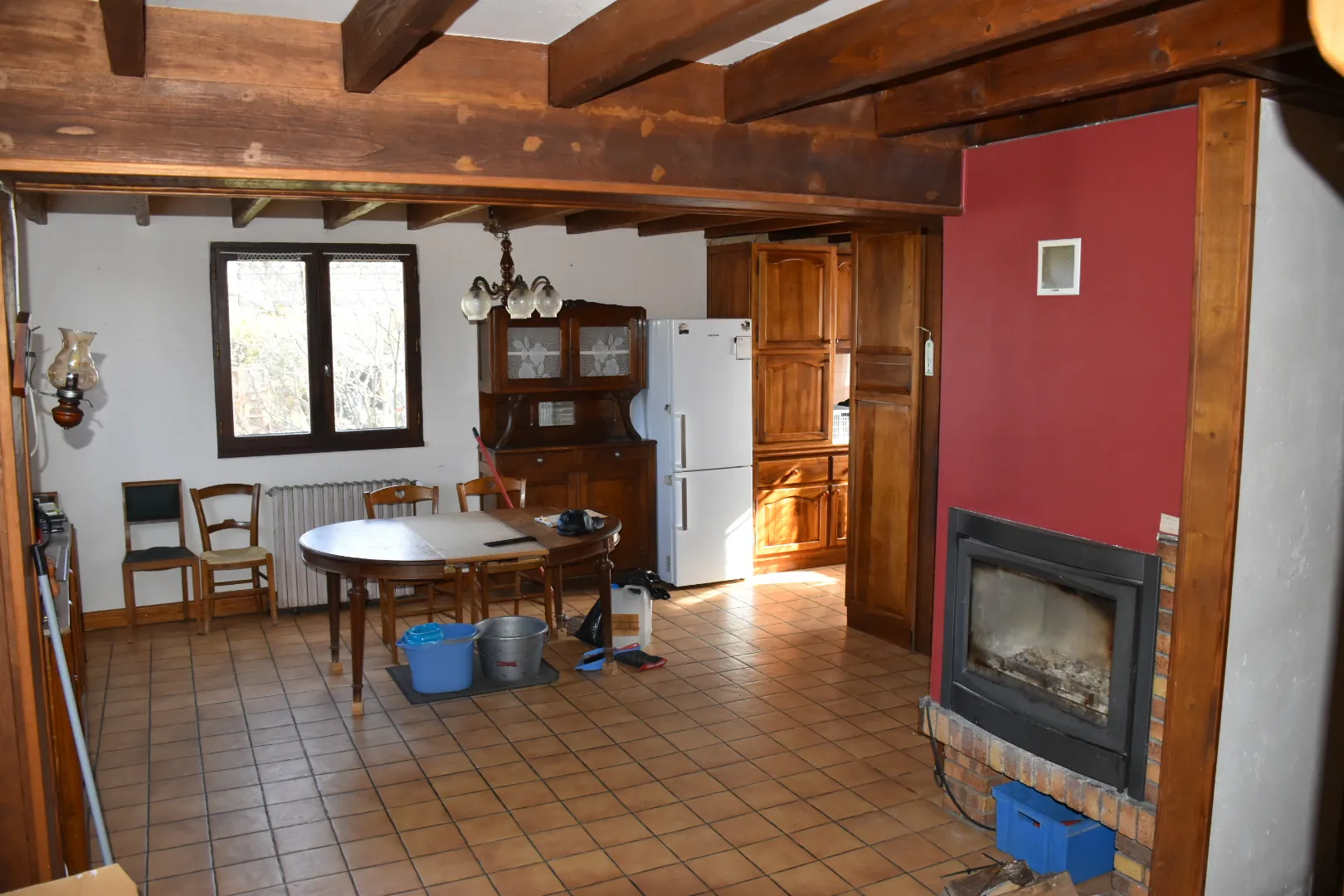 Maison de village à BALSAC proche Rodez avec garage et terrain 