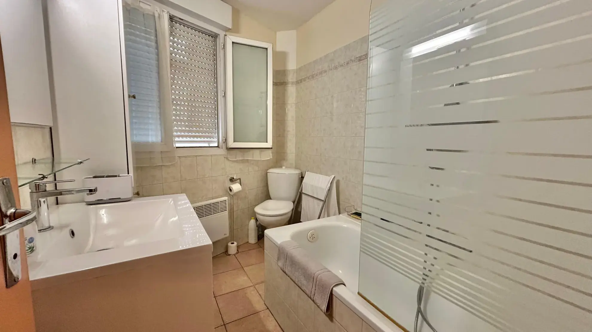 Appartement rénové en plein centre d'Argelès Village avec mezzanine 