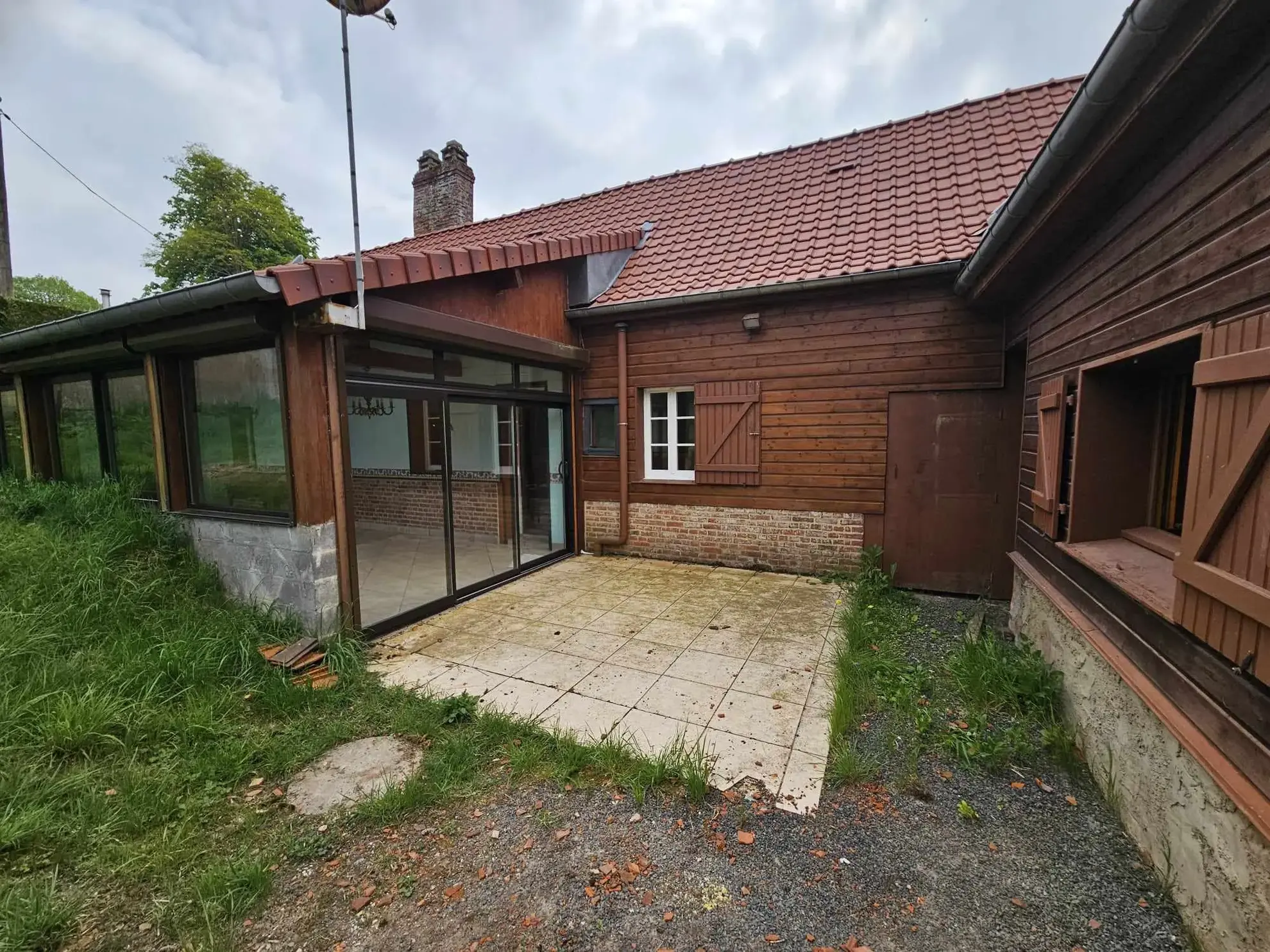 Fermette picarde à vendre près d'Abbeville, charmant cadre rural 