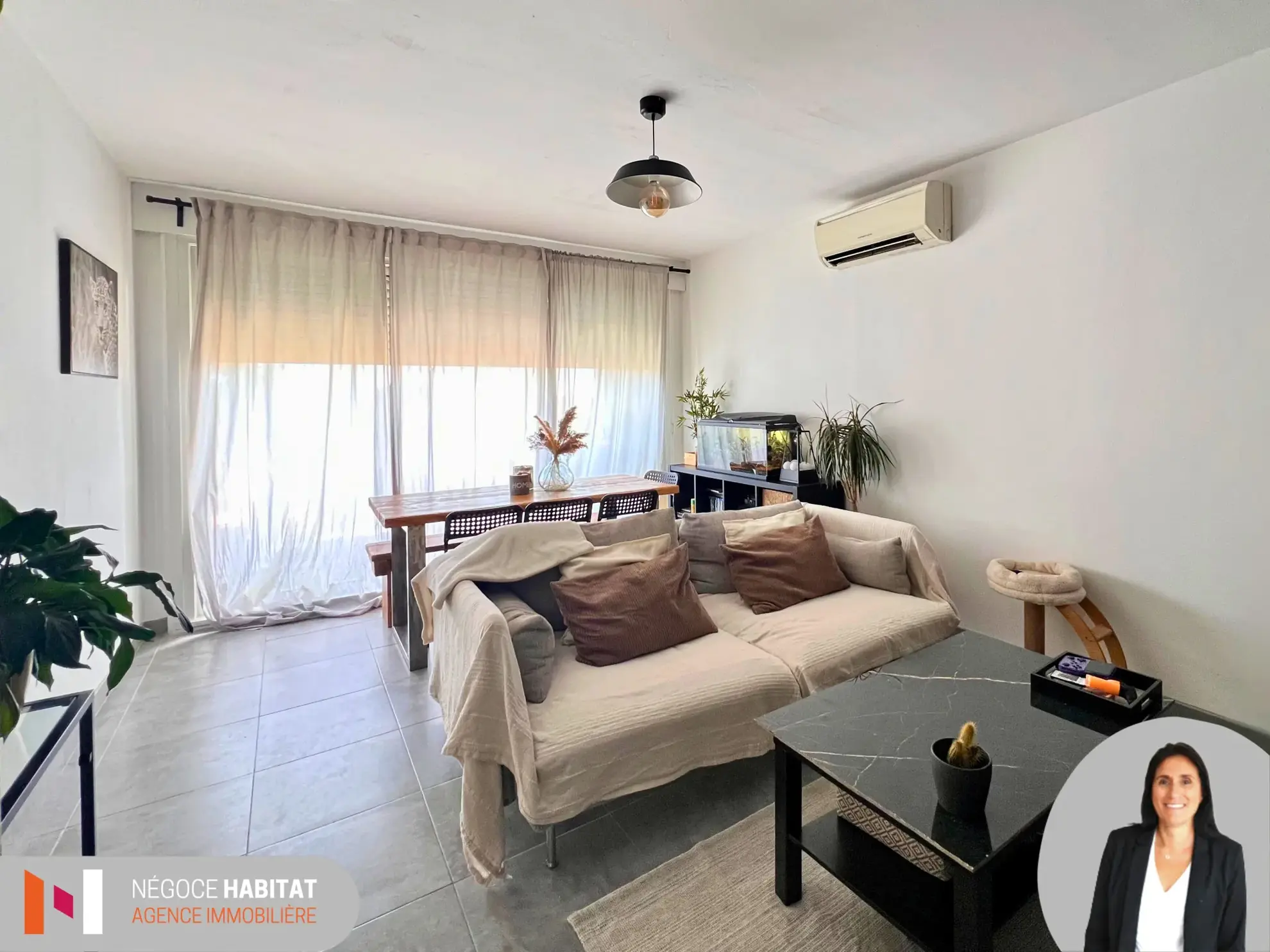 Appartement T4 à Lunel de 76,7 m² avec balcon et parking privé
