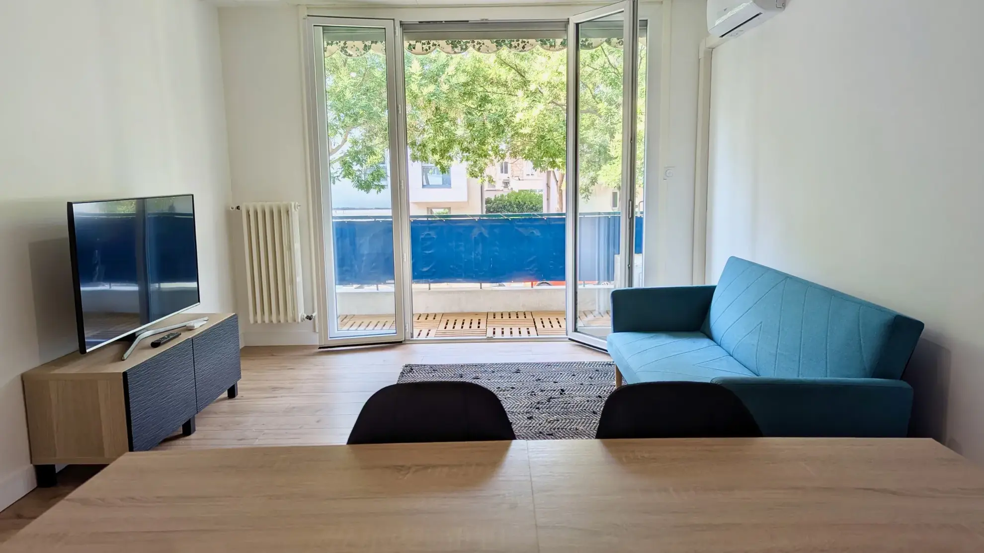 Appartement T3 rénové avec balcon sud à Nice Parc Impérial
