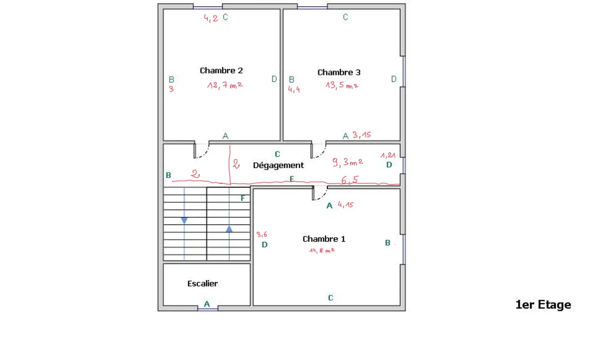 Maison à Cadenbronn à diviser en 3 appartements avec loft, investissement immobilier 