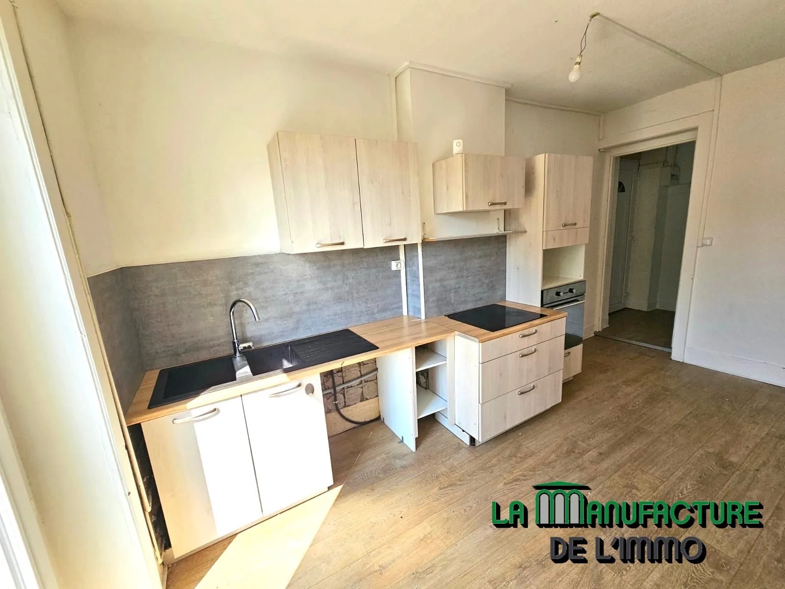 Appartement F3 rénové avec jardin privatif à Unieux - Investissement ou résidence principale 