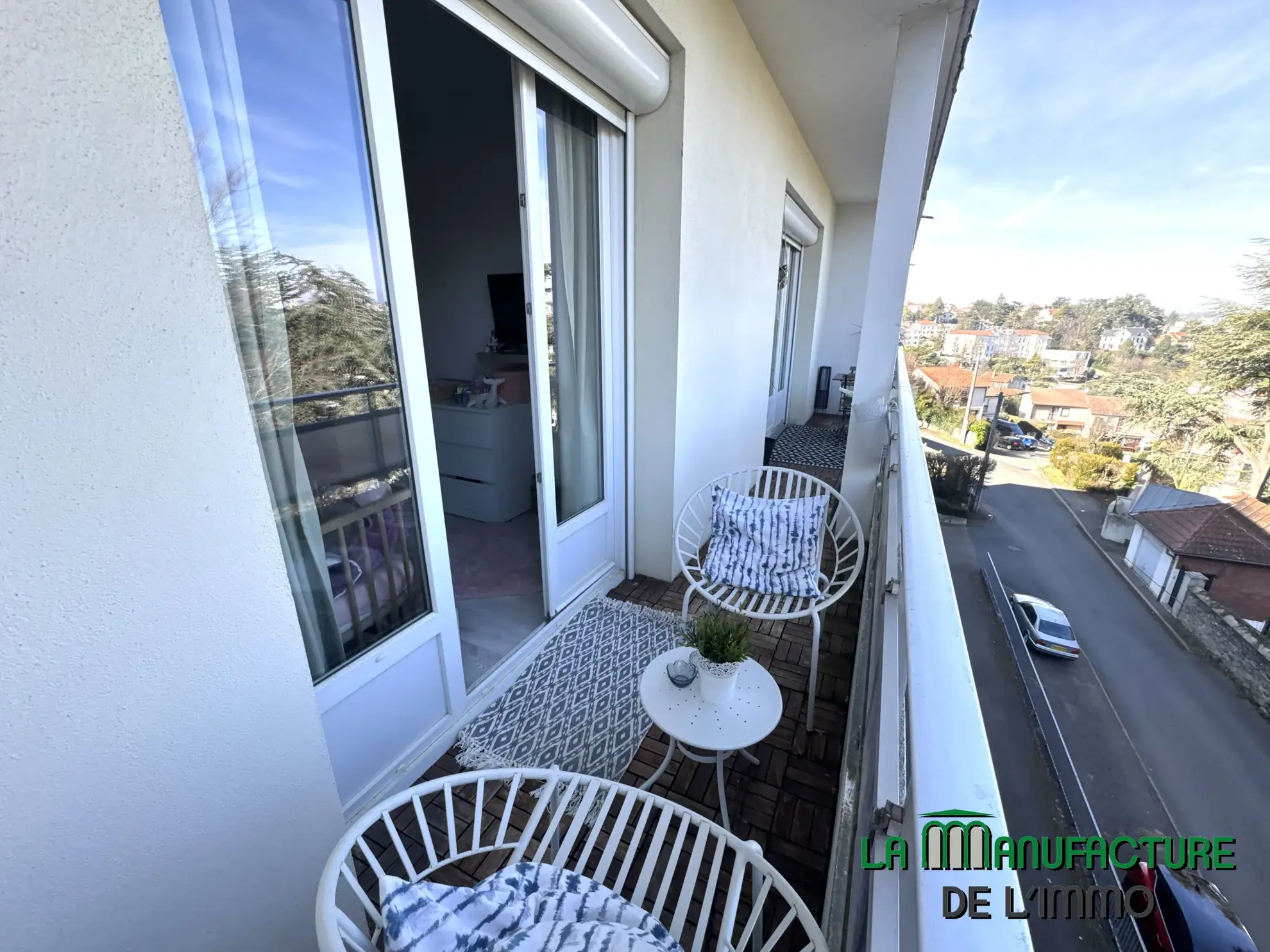 Appartement F3 avec balcon et cave à Saint-Étienne - Portail Rouge 