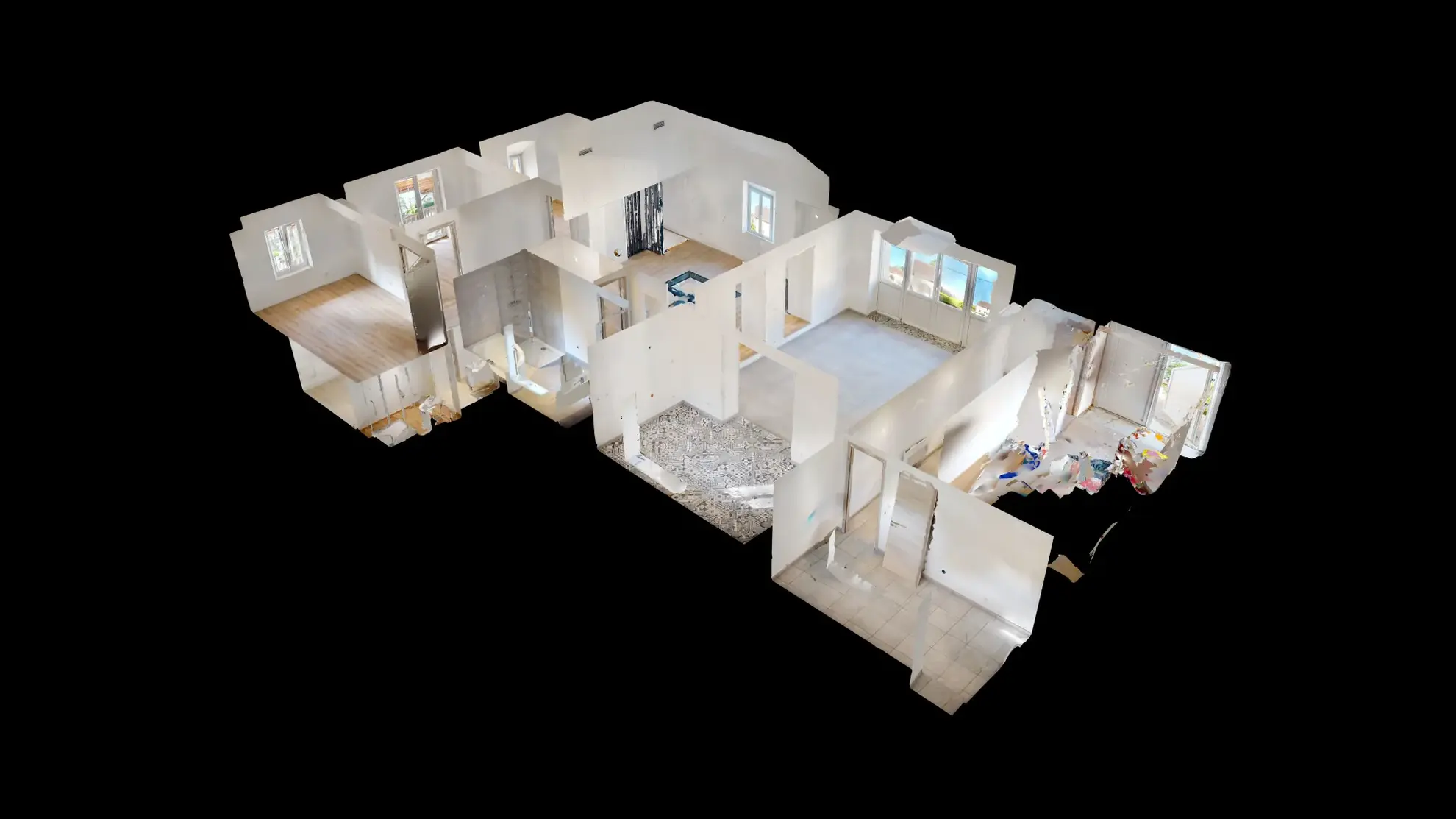 Maison en pierre rénovée avec potentiel à Santans (39) 