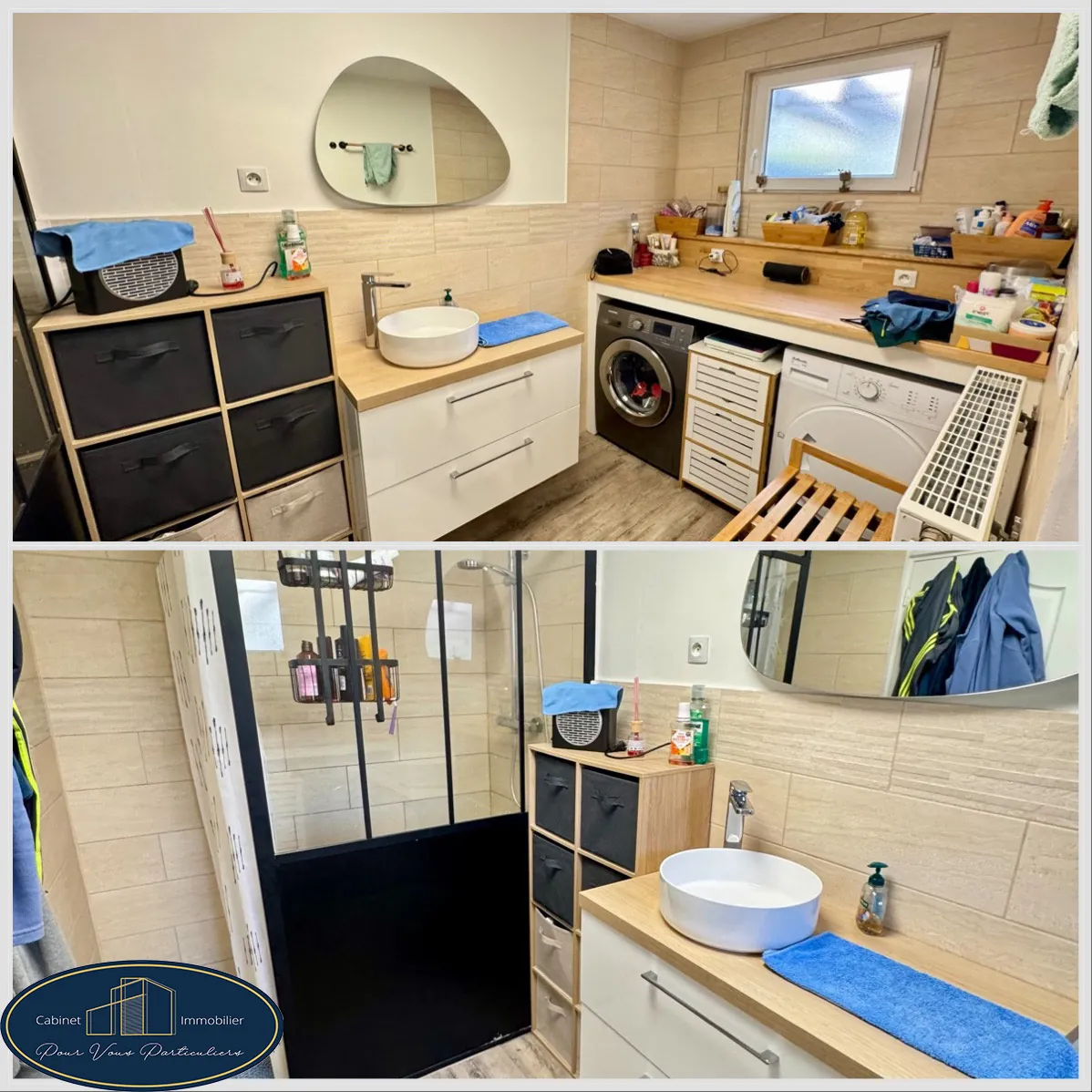 Maison mitoyenne rénovée de 3 chambres à Raismes avec terrasse et jardin 