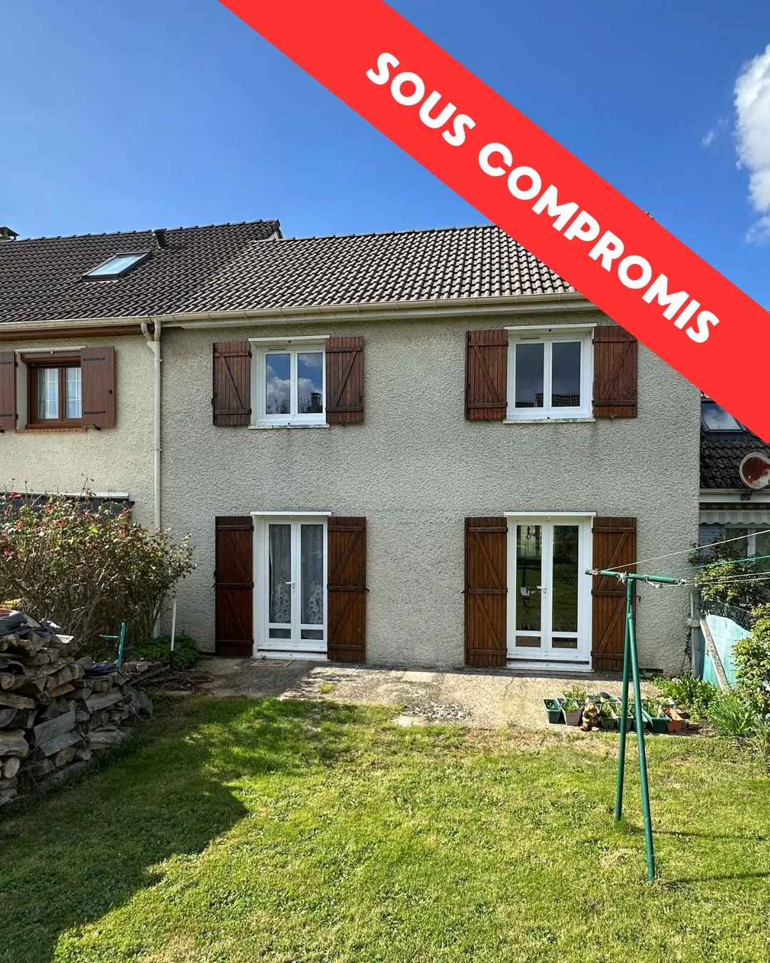 Maison à Bourgtheroulde avec 3 chambres, jardin clos et garage - Excellente localisation