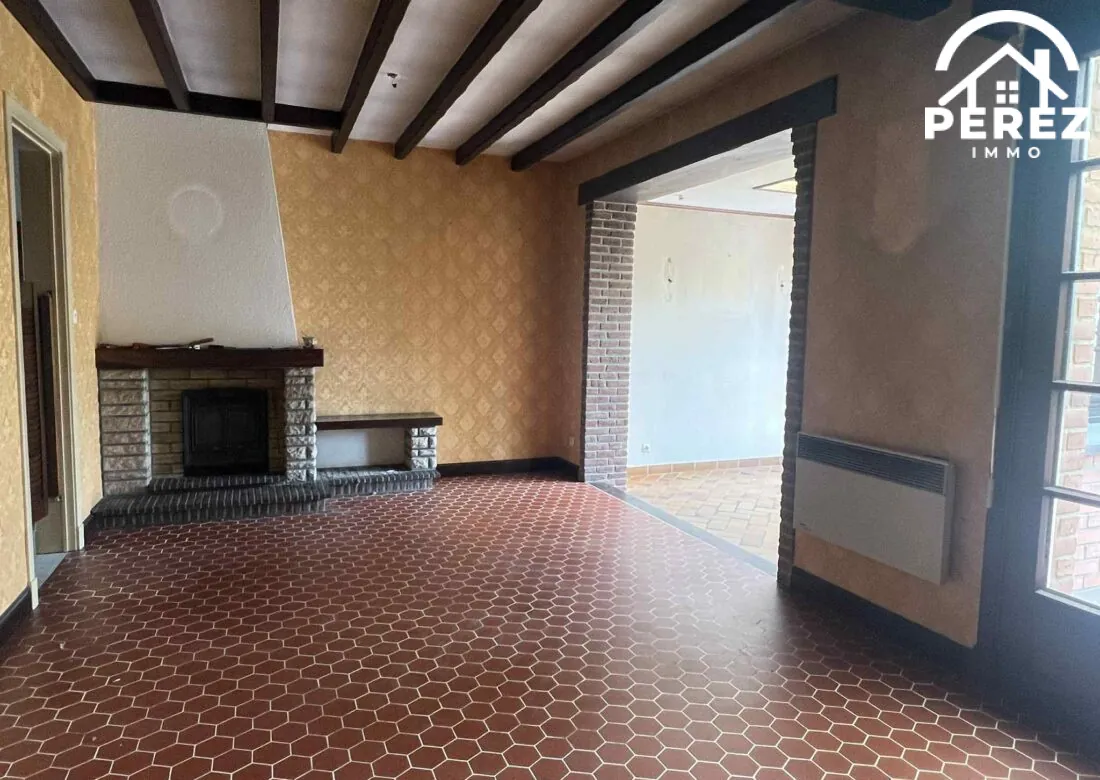Maison à vendre à Bousbecque avec 3 chambres, jardin exposé sud et garage 