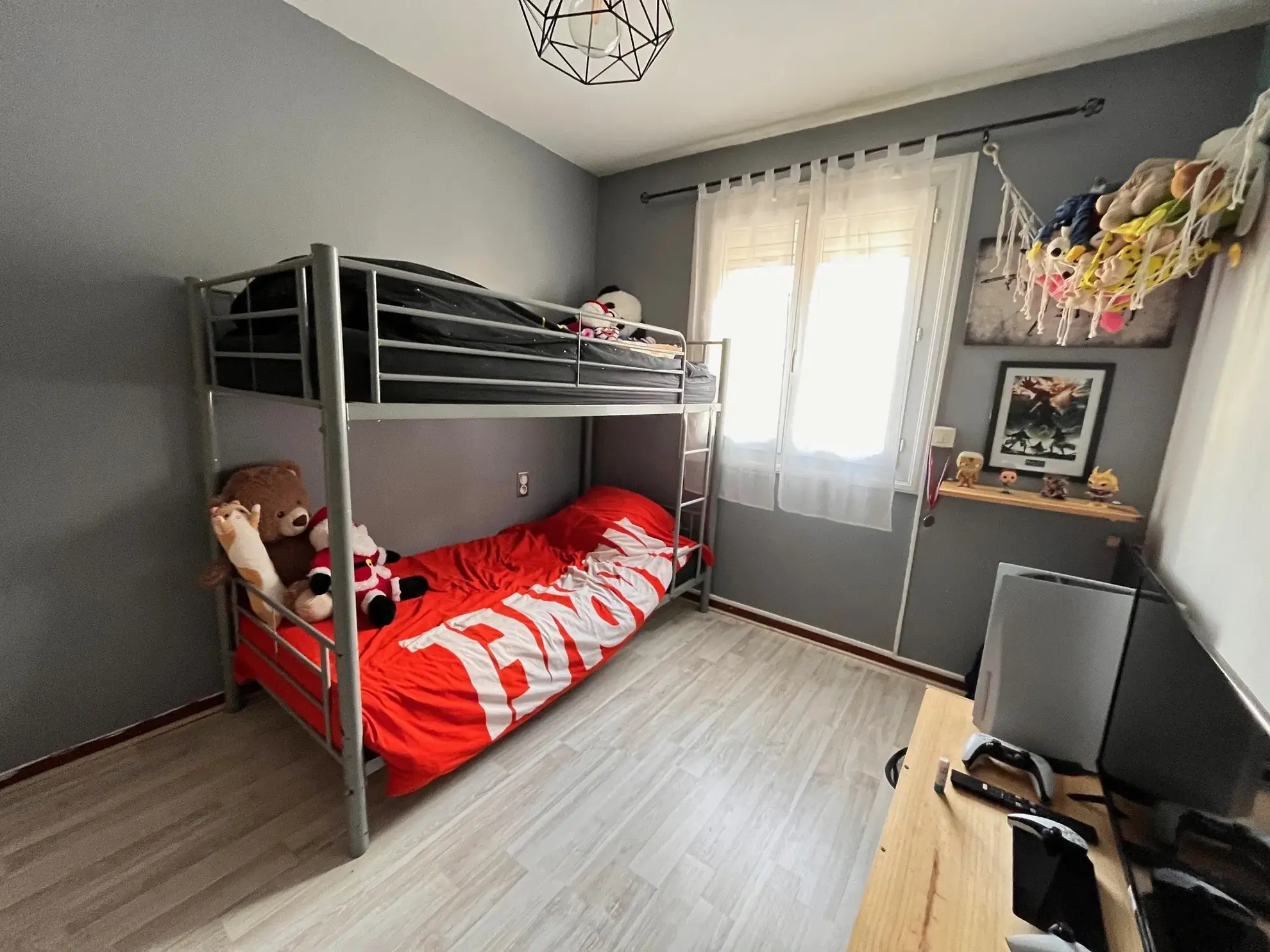 Appartement T3 avec deux terrasses, parking privé et cave à Toulouges 