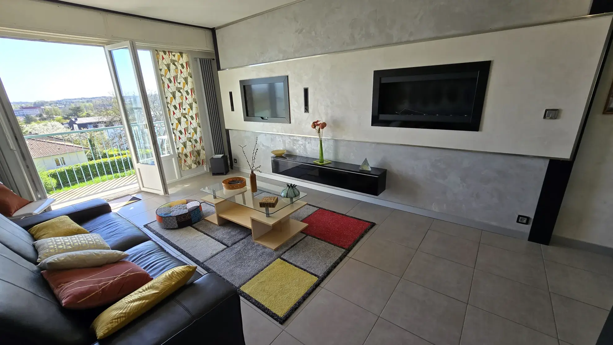 Appartement 3 pièces de 70 m² à Metz Vallières avec balcon sud et vue dégagée