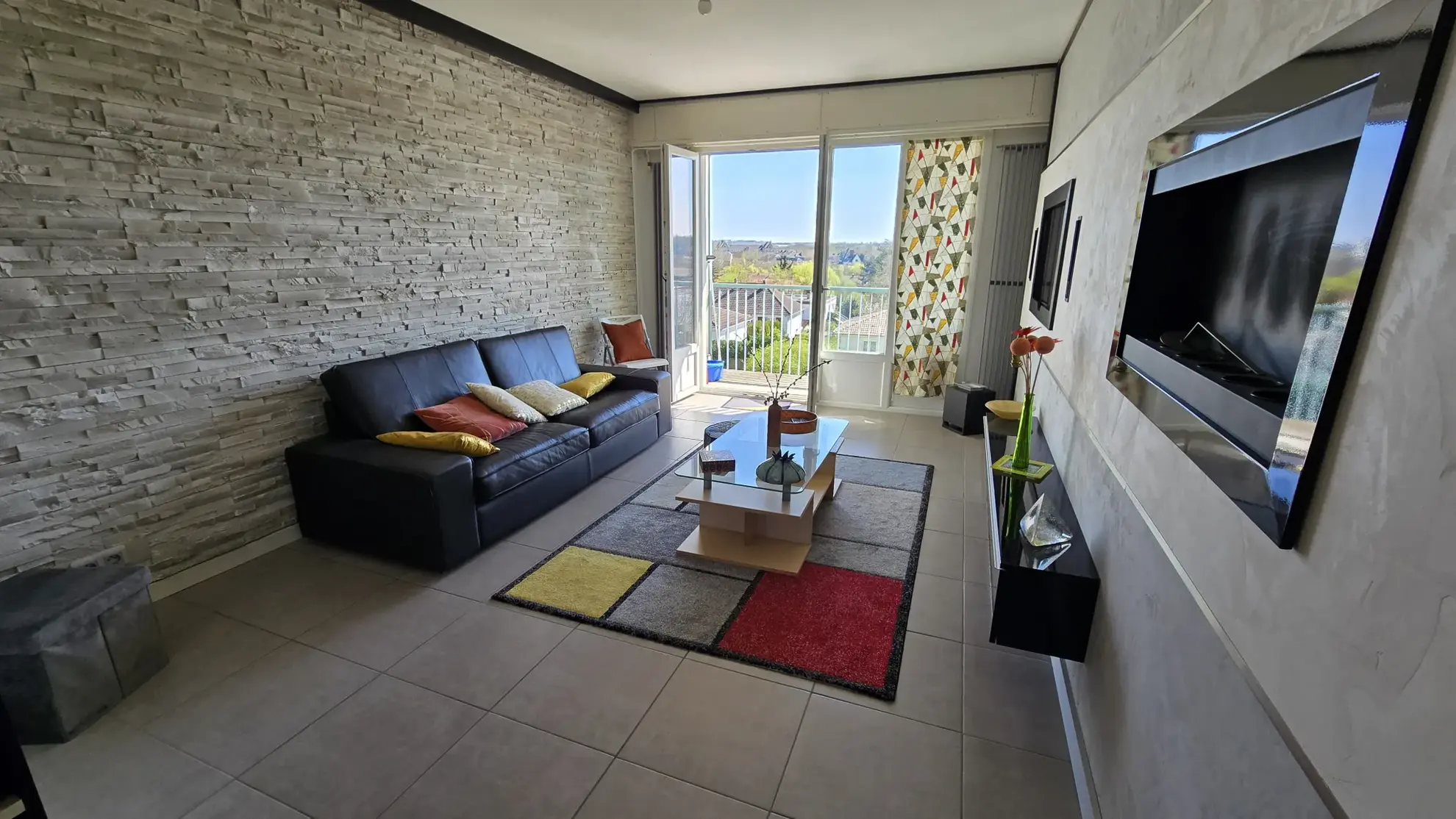 Appartement 3 pièces de 70 m² à Metz Vallières avec balcon sud et vue dégagée 