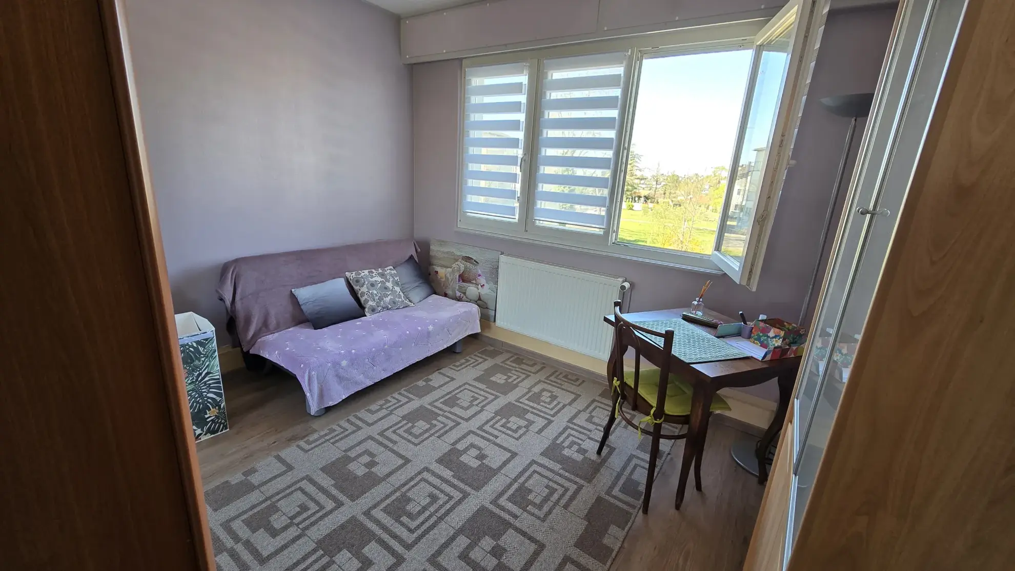 Appartement 3 pièces de 70 m² à Metz Vallières avec balcon sud et vue dégagée 