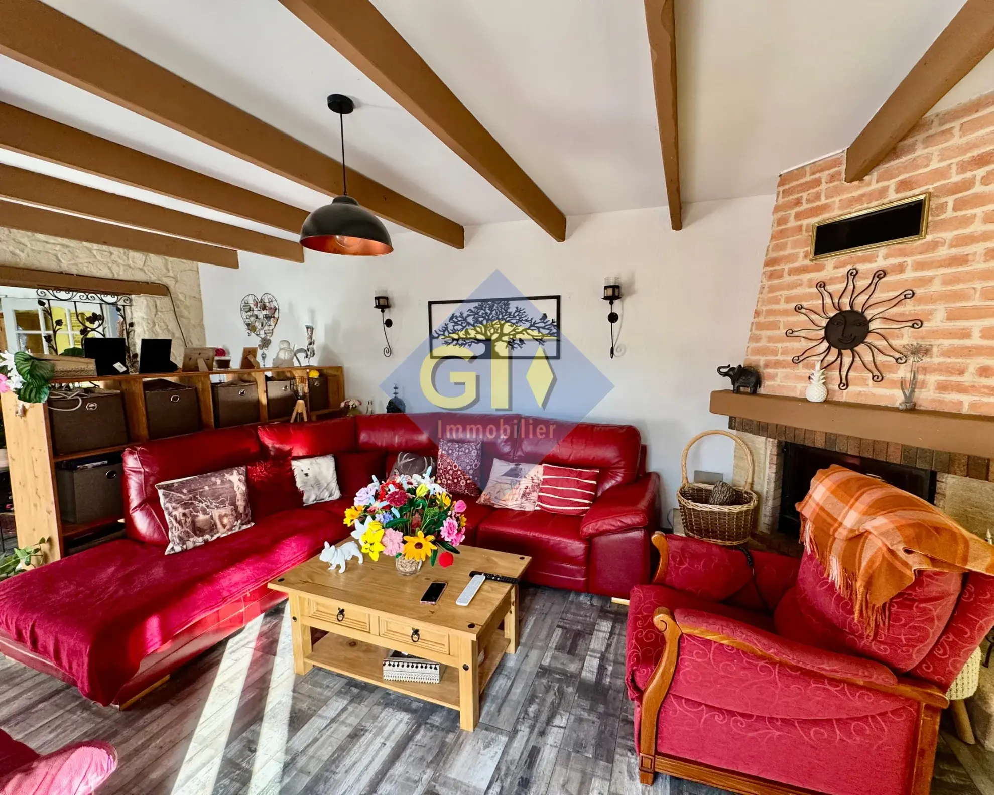 Charmante villa avec piscine à Laudun l'Ardoise - 100 m² 