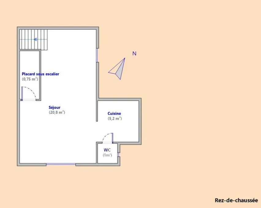 Maison T3 à vendre à La Cadière-d’Azur, proximité Bandol, 50 m², terrasse, balcon et parking - Emplacement calme 