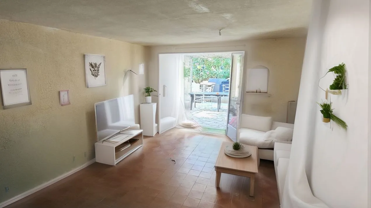 Maison T3 à vendre à La Cadière-d’Azur, proximité Bandol, 50 m², terrasse, balcon et parking - Emplacement calme 