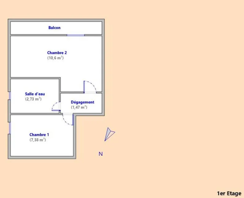 Maison T3 à vendre à La Cadière-d’Azur, proximité Bandol, 50 m², terrasse, balcon et parking - Emplacement calme 