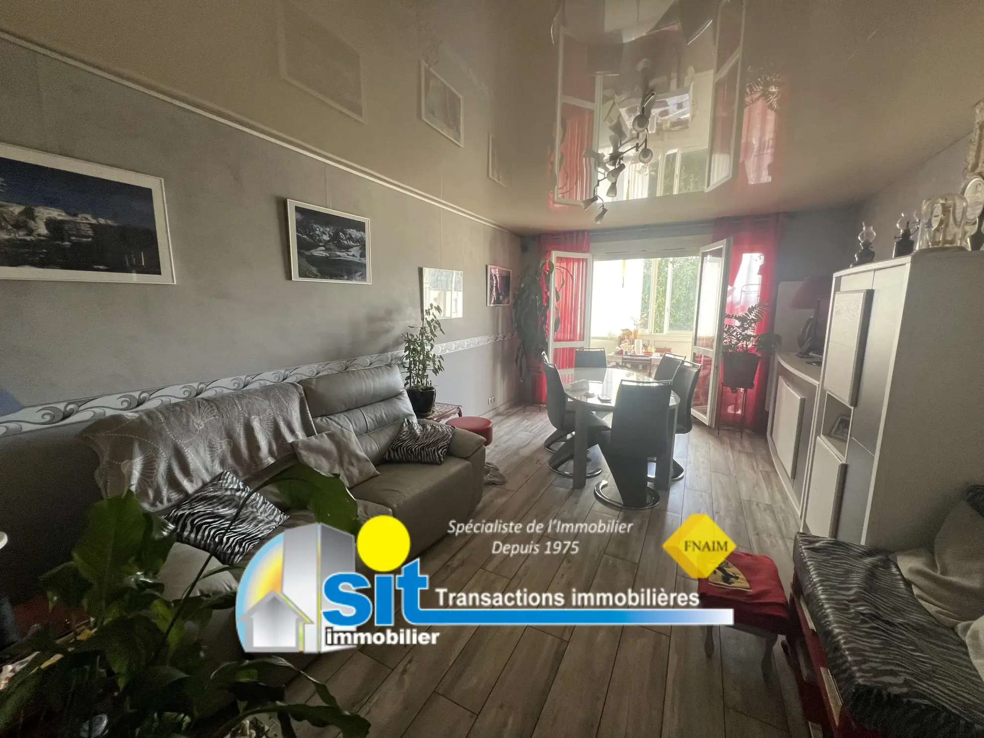 Appartement T3 rénové avec garage à Saint-Romain-en-Gal, proche Vienne 