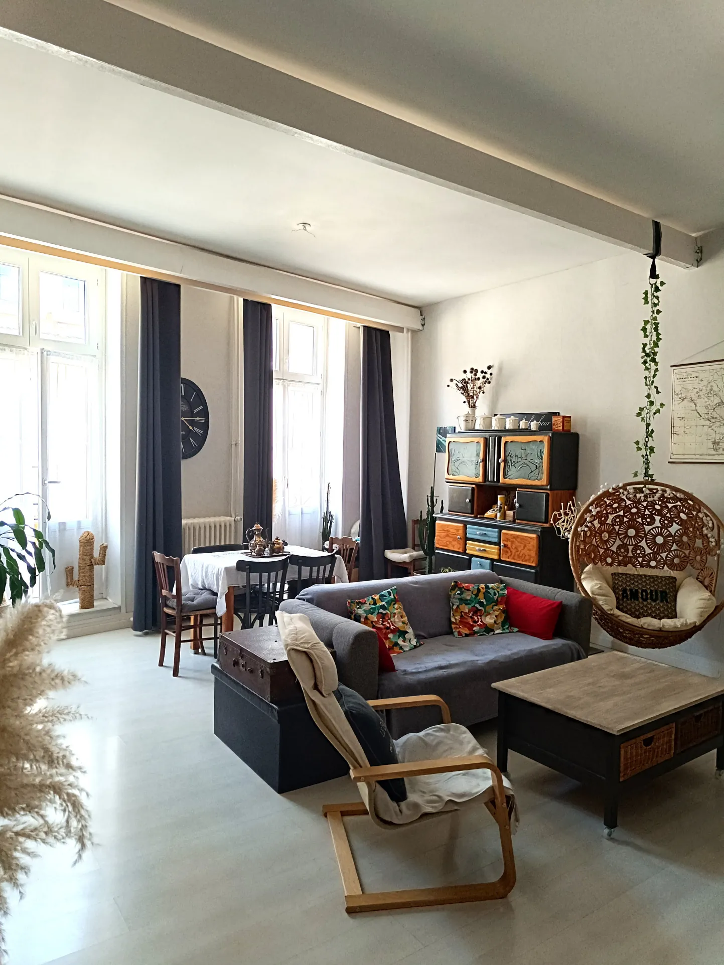 Appartement spacieux de 127 m² à Autun avec logement locatif et cave