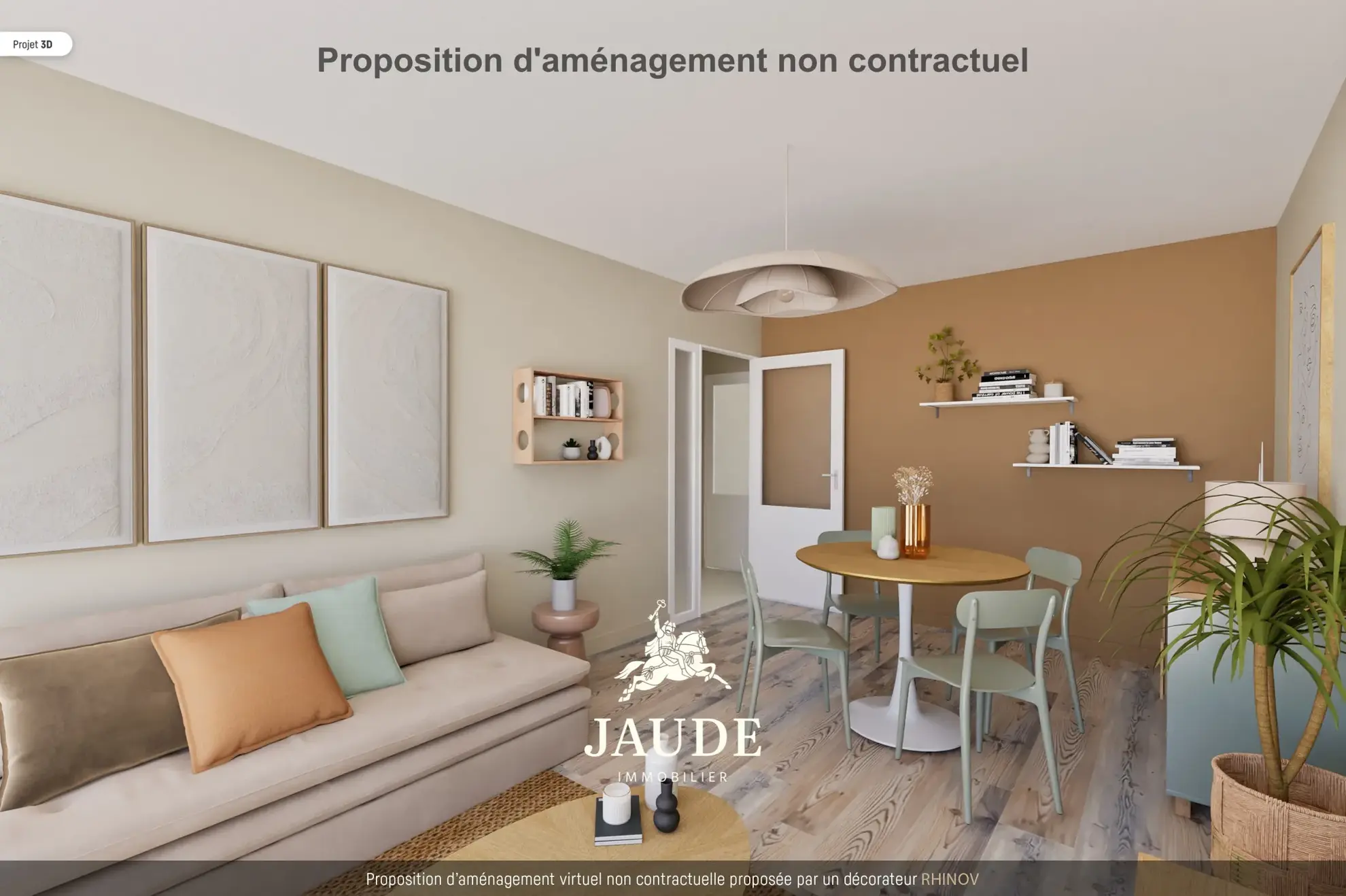 Appartement T3 de 62 m² avec balcon, parking et caves à Clermont-Ferrand