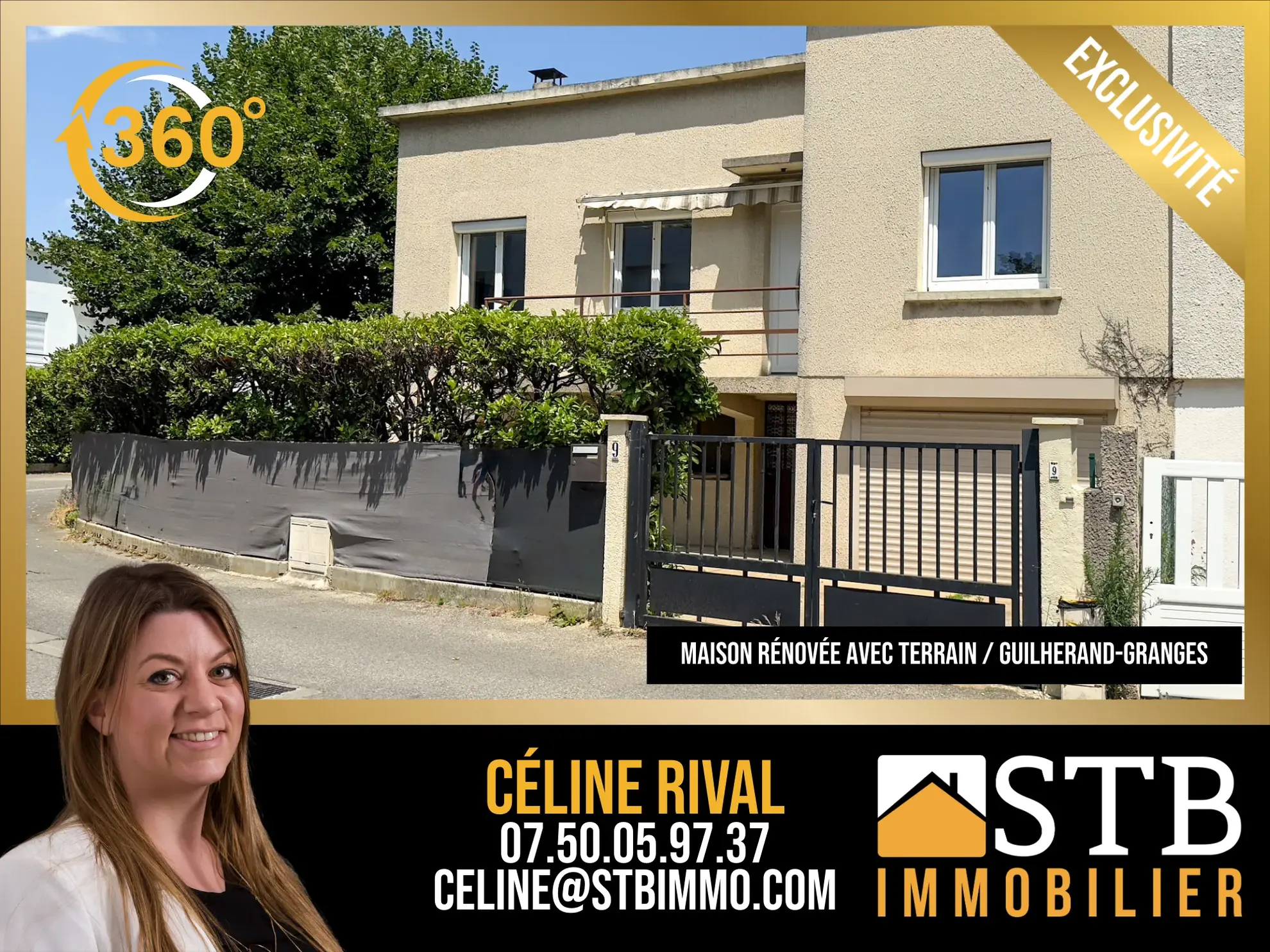 Maison rénovée de 80 m² avec jardin à Guilherand-Granges en Ardèche