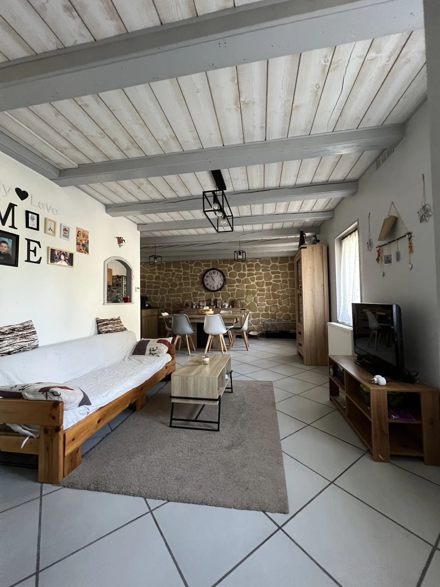 Charmante maison de village en pierre avec terrain à Saint-Just Malmont 