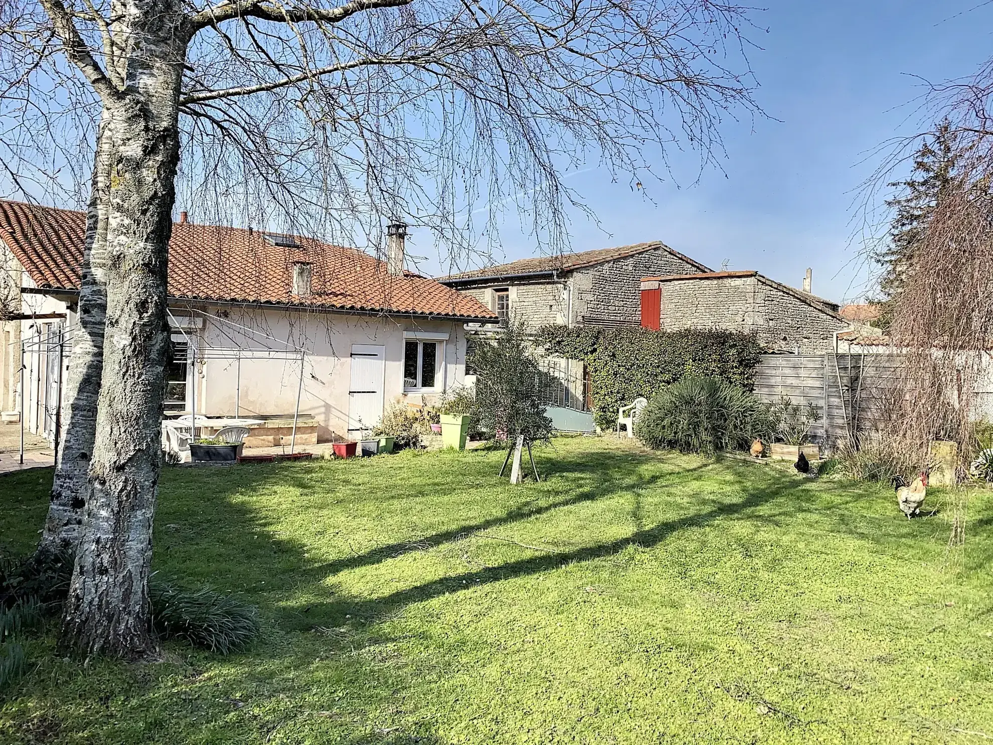 Maison en pierre à Saint Rémy avec jardin et dépendances à vendre