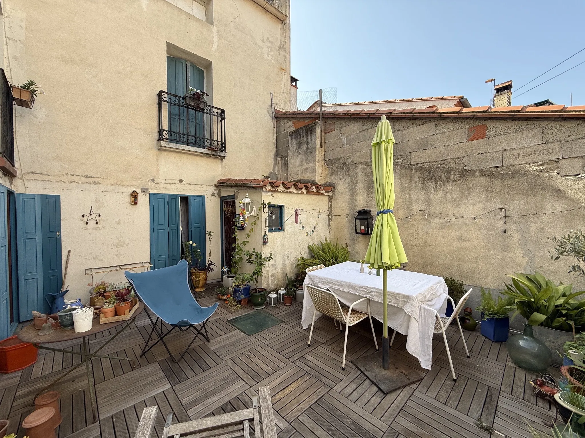 Maison de village historique avec terrasse et garage à Maureillas-las-illas